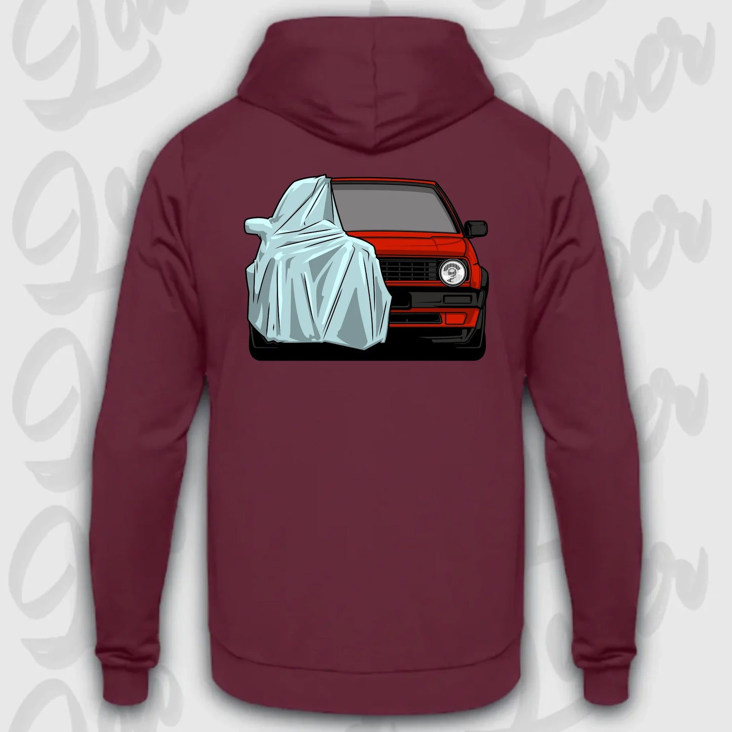 Hoodie Golf MK2 Front - personalisierbar Standard Hoodie Burgundy