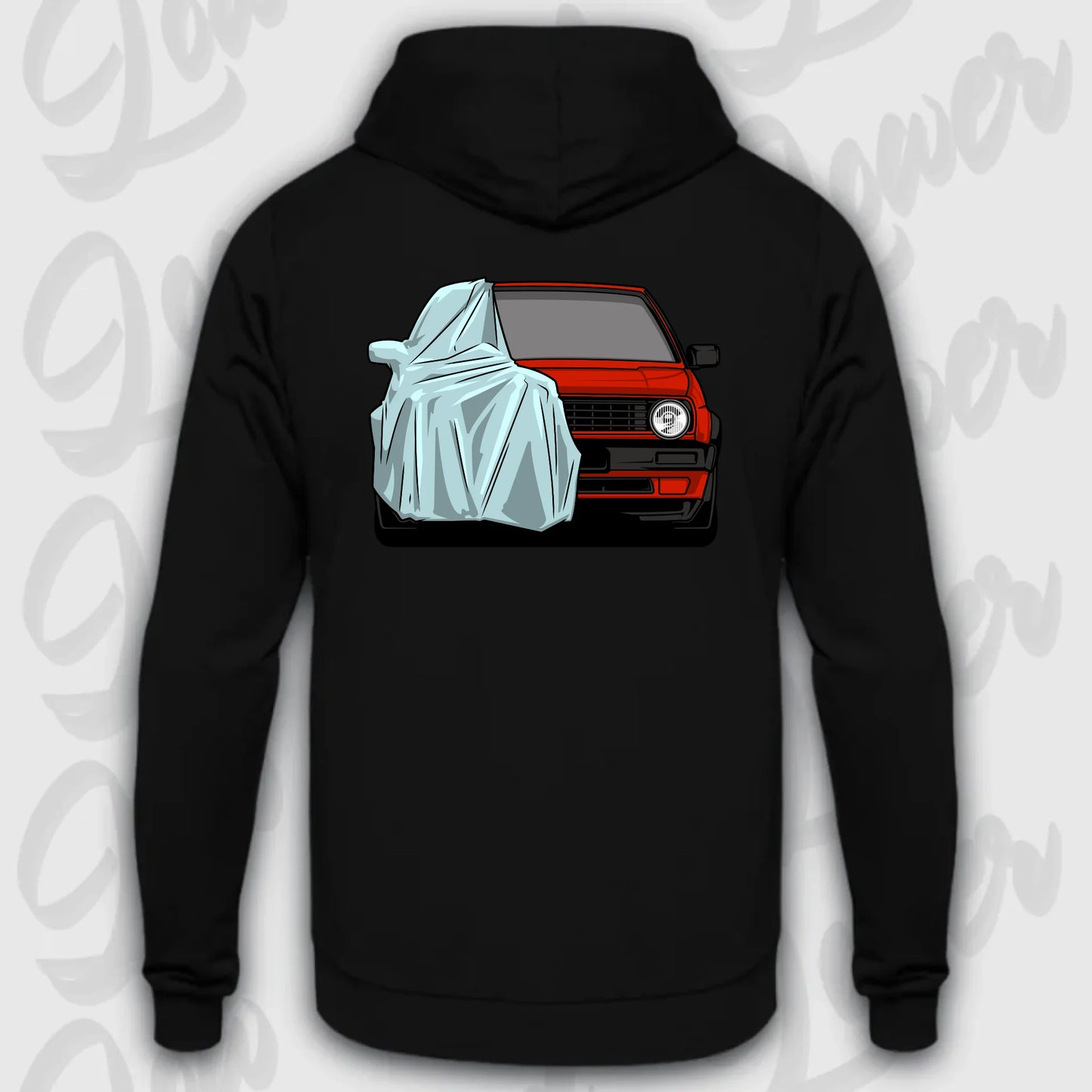 Hoodie Golf MK2 Front - personalisierbar Standard Hoodie Deep-Black