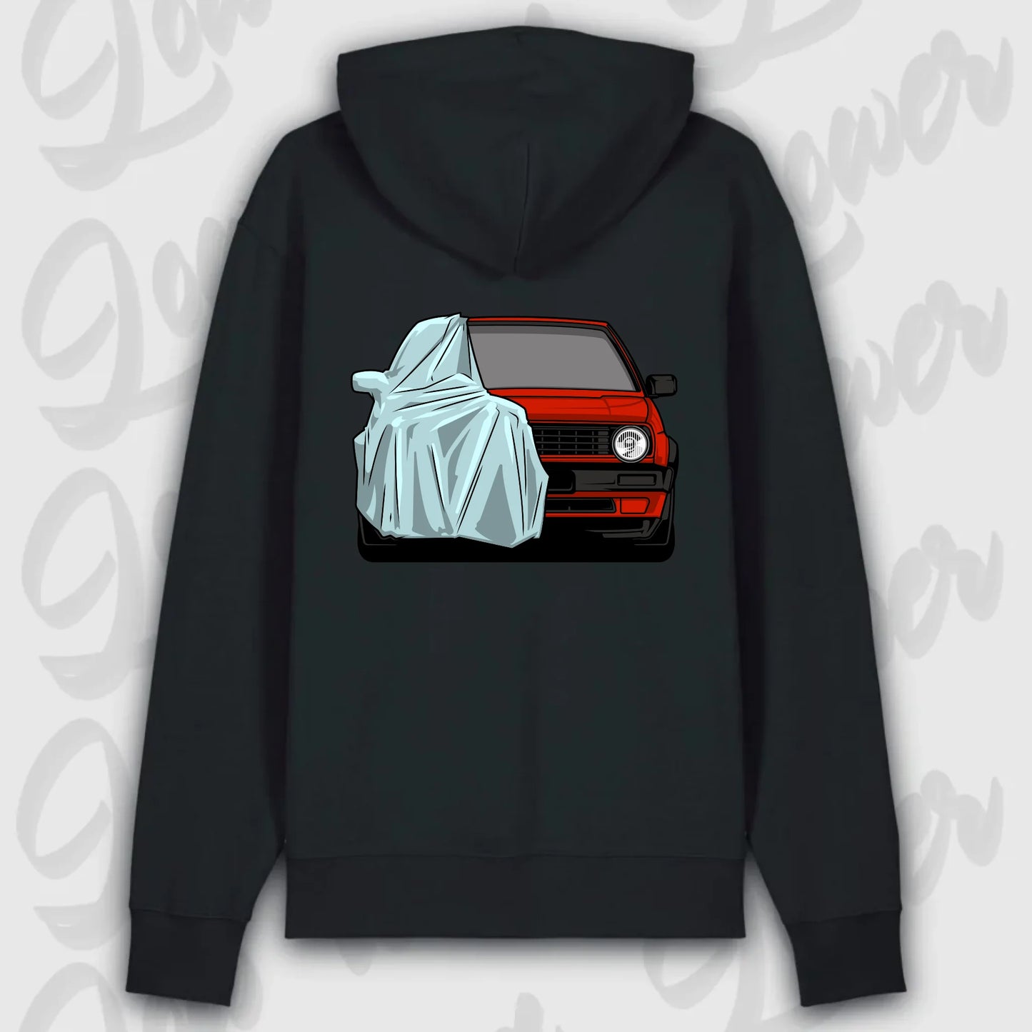 Hoodie Golf MK2 Front - personalisierbar Premium Hoodie Black