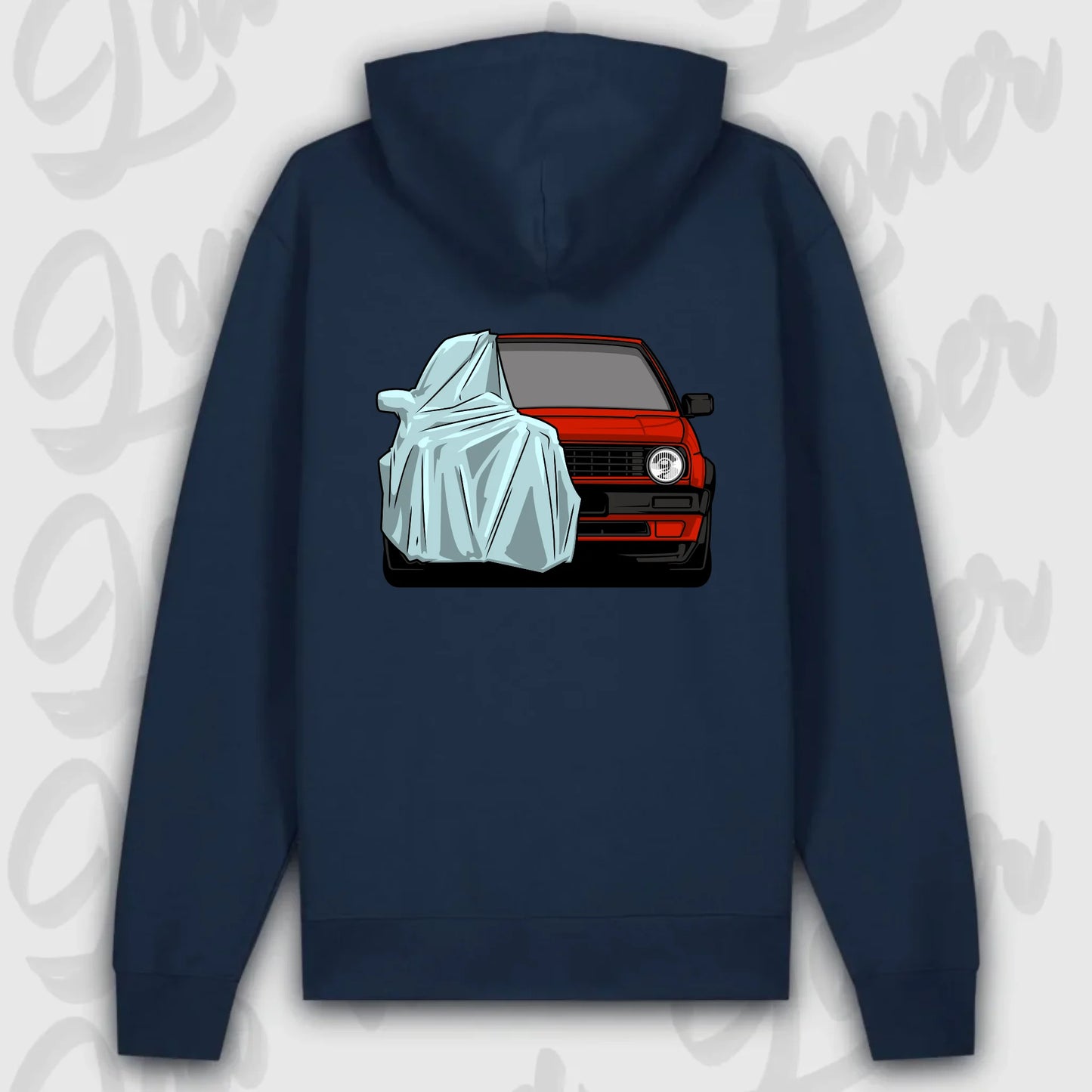 Hoodie Golf MK2 Front - personalisierbar Premium Hoodie French-Navy