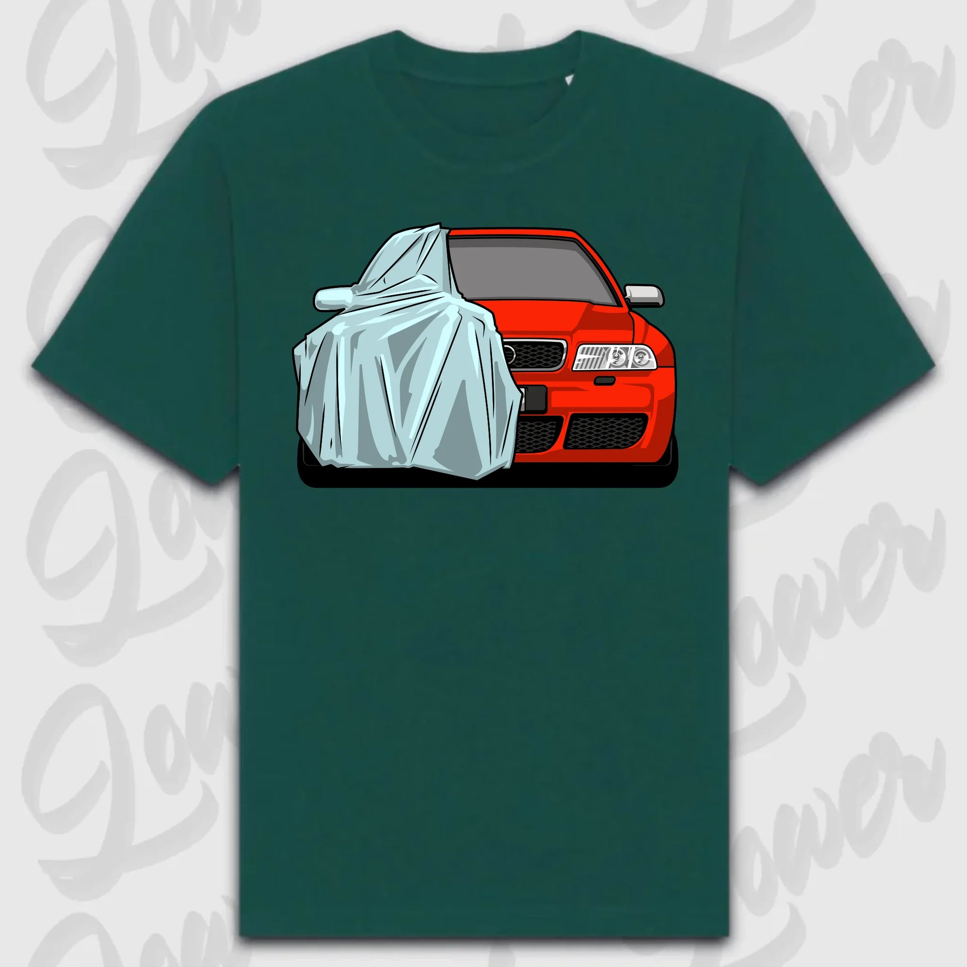 T-Shirt Audi B5 Front Oversized T-Shirt ( Front Print ) Glazed-Green