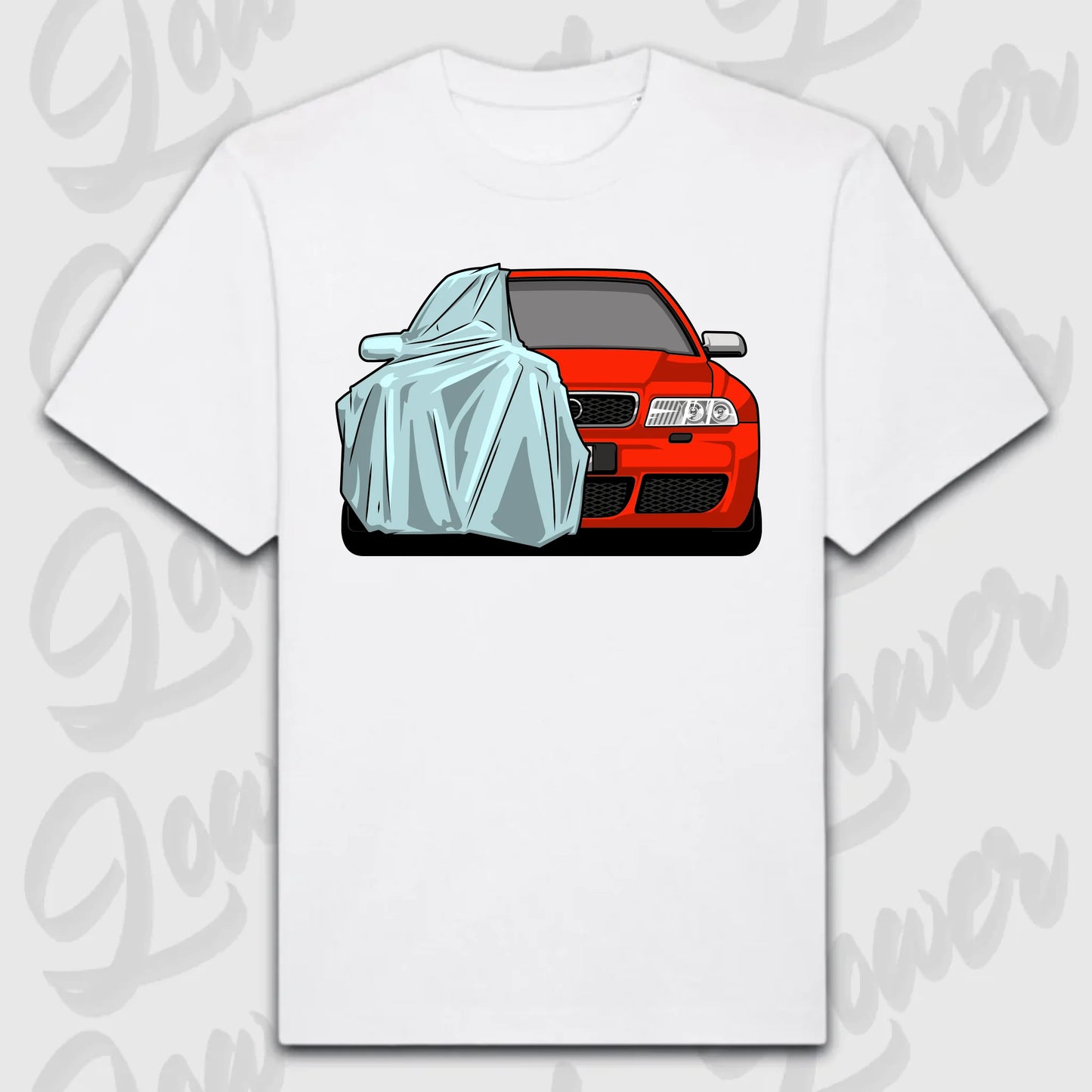 T-Shirt Audi B5 Front Oversized T-Shirt ( Front Print ) White