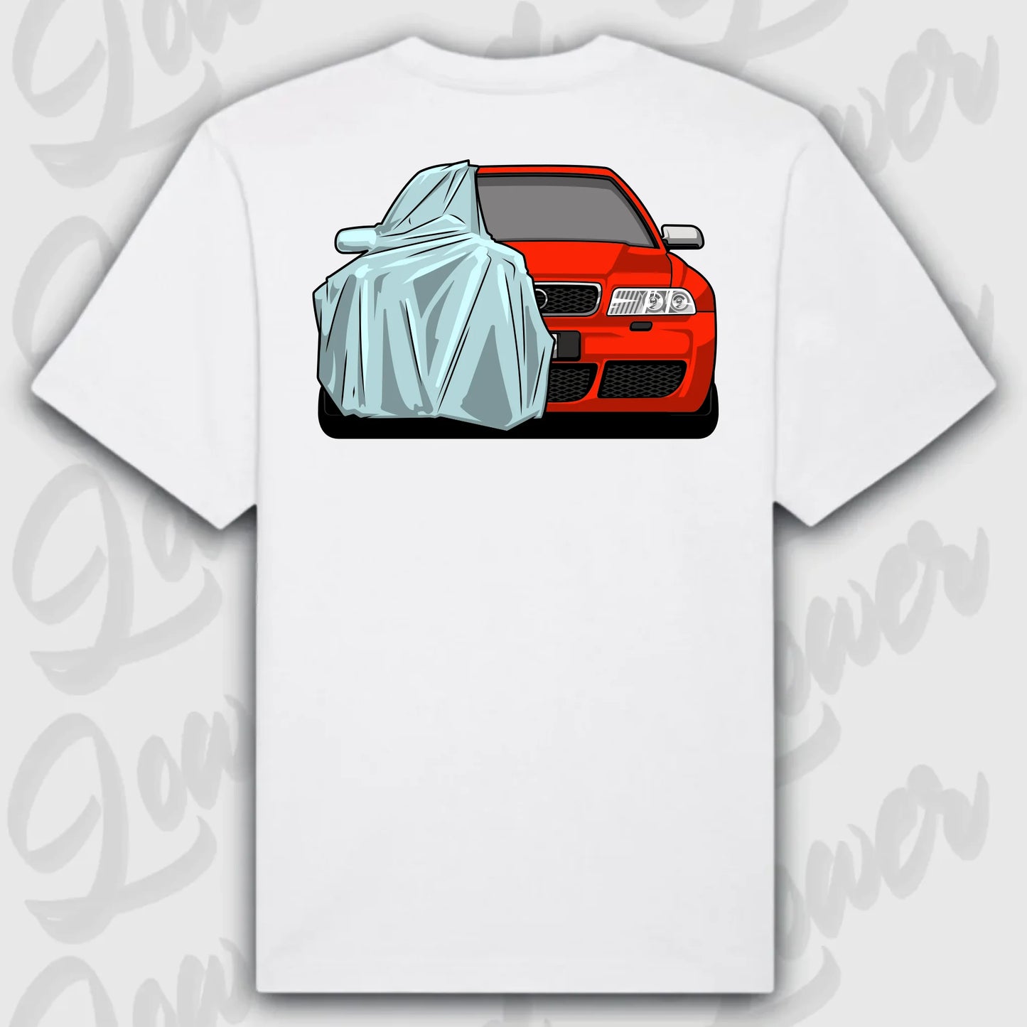 T-Shirt Audi B5 Front Oversized T-Shirt ( Back Print ) White