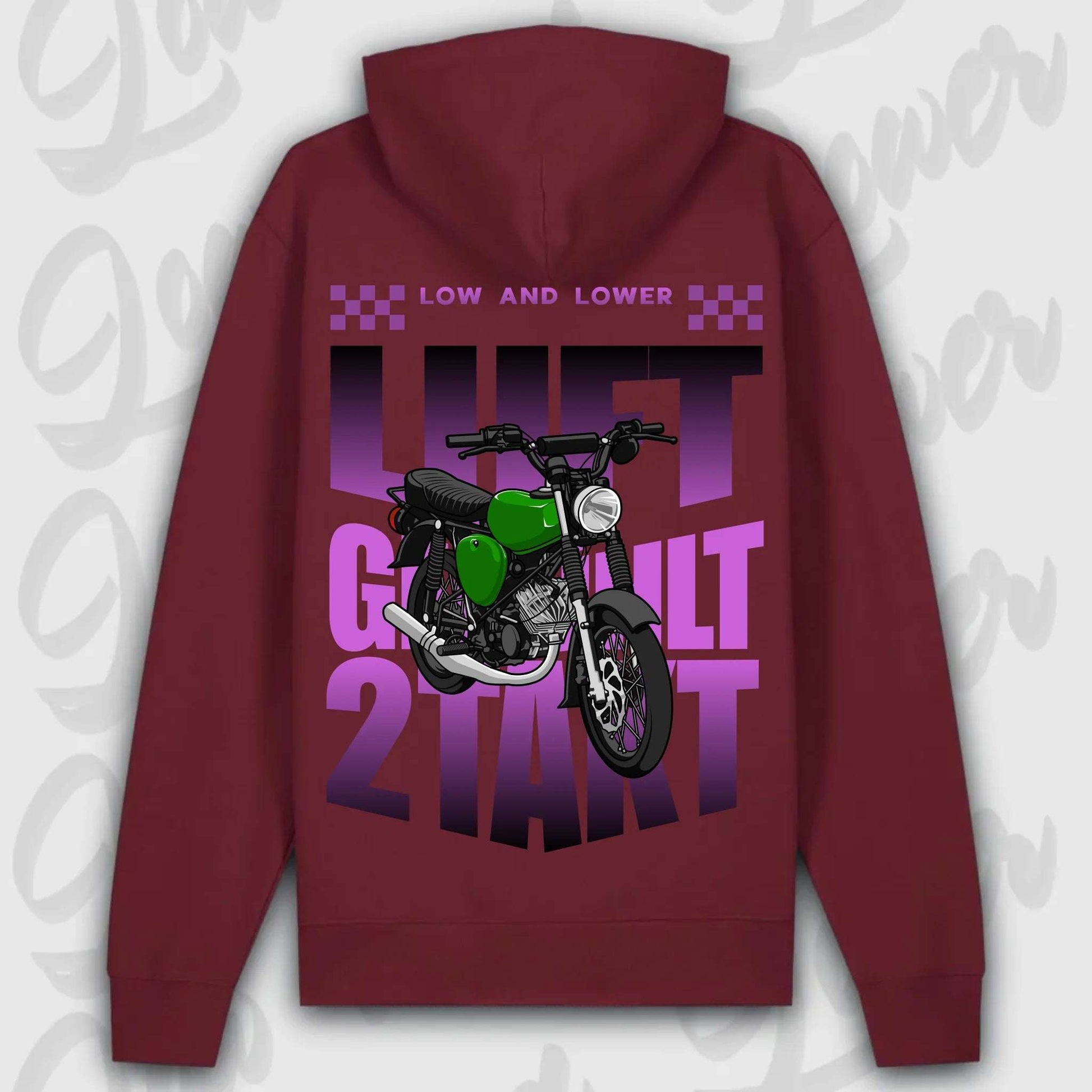 Hoodie S51 - personalisierbar Premium Hoodie Burgundy