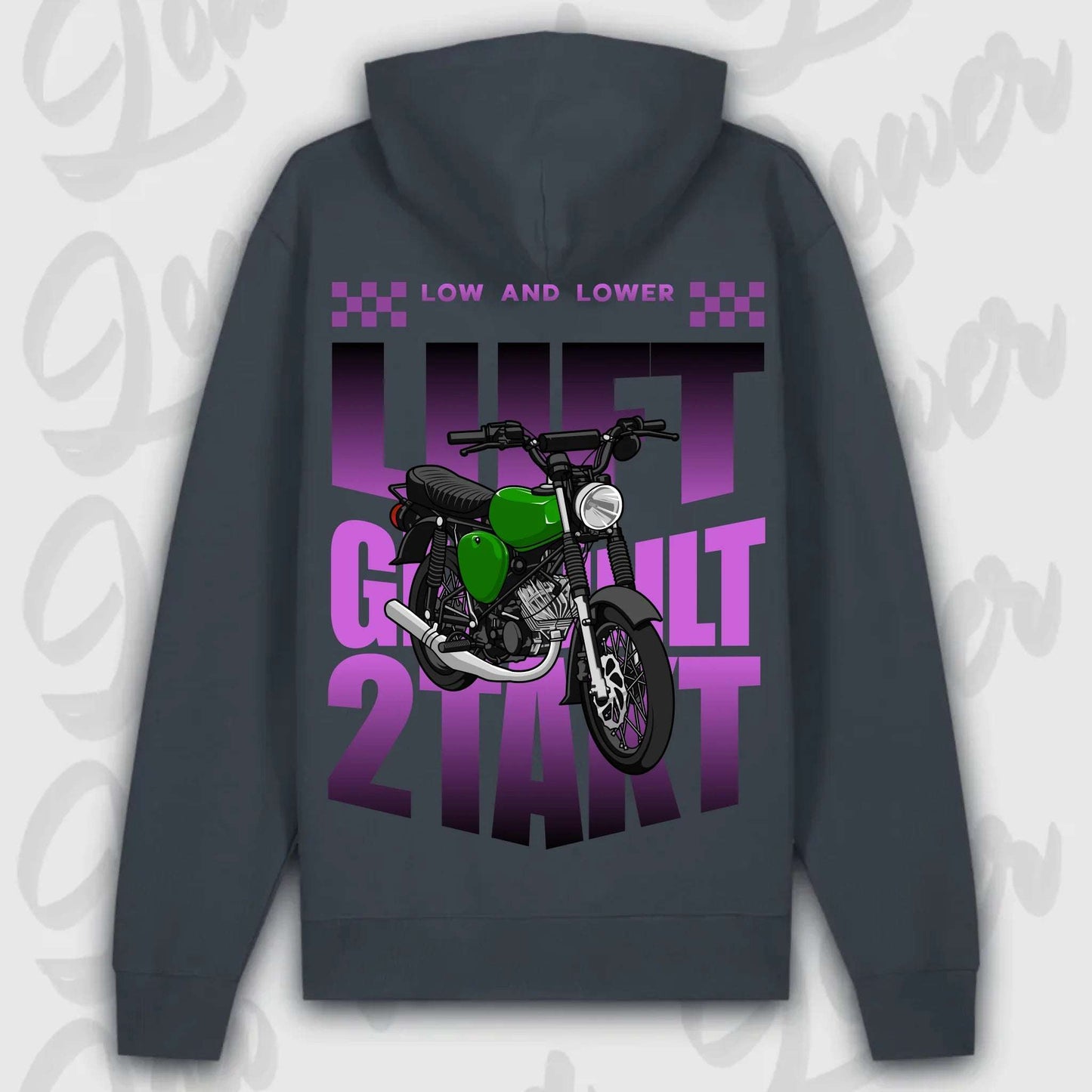 Hoodie S51 - personalisierbar Premium Hoodie India-Ink-Grey