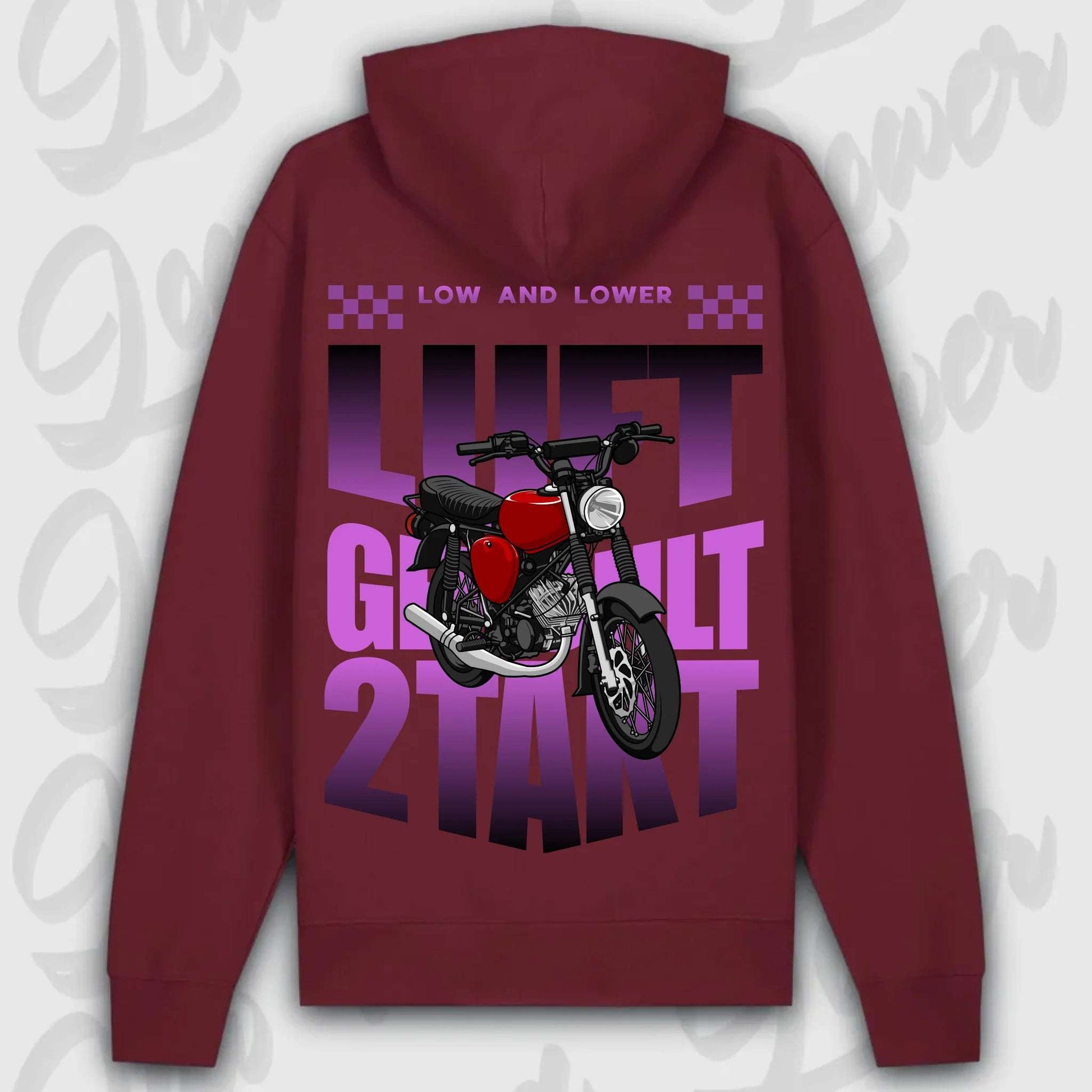 Hoodie S50 - personalisierbar Premium Hoodie Burgundy