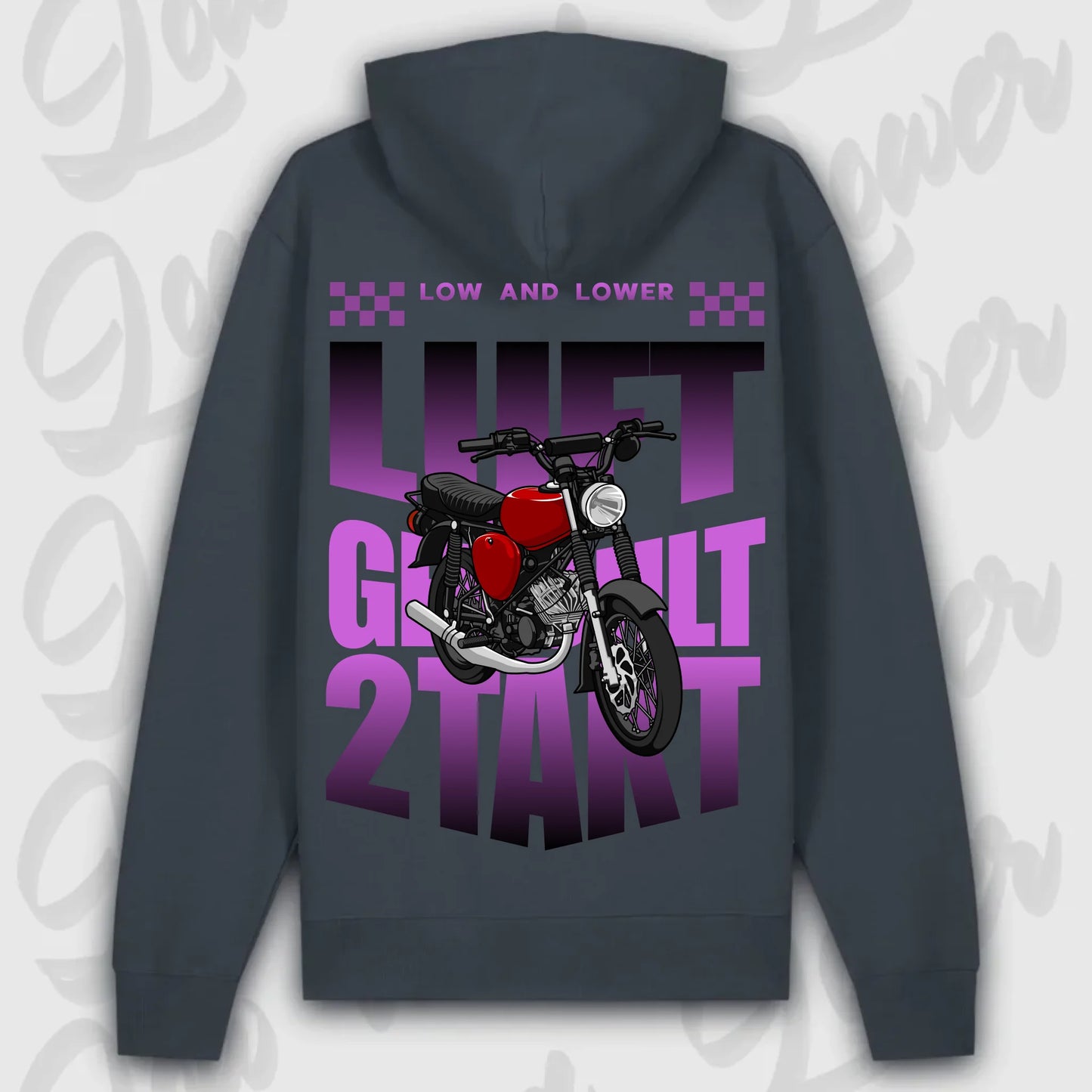 Hoodie S50 - personalisierbar Premium Hoodie India-Ink-Grey