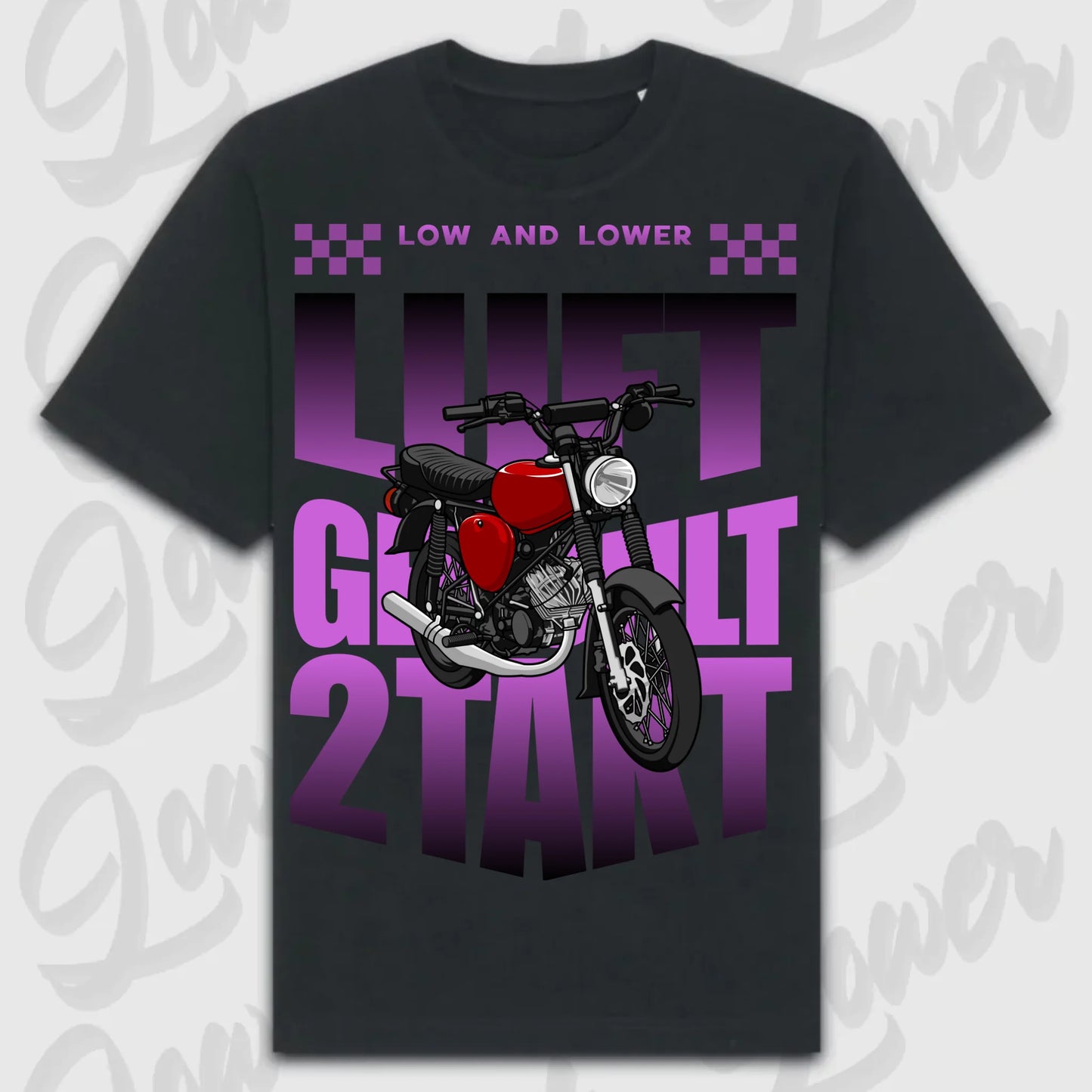 T-Shirt S50 - personalisierbar Oversized T-Shirt ( Front Print ) Black
