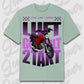 T-Shirt S50 - personalisierbar Oversized T-Shirt ( Front Print ) Aloe