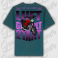 T-Shirt S50 - personalisierbar Oversized T-Shirt ( Back Print ) Glazed-Green