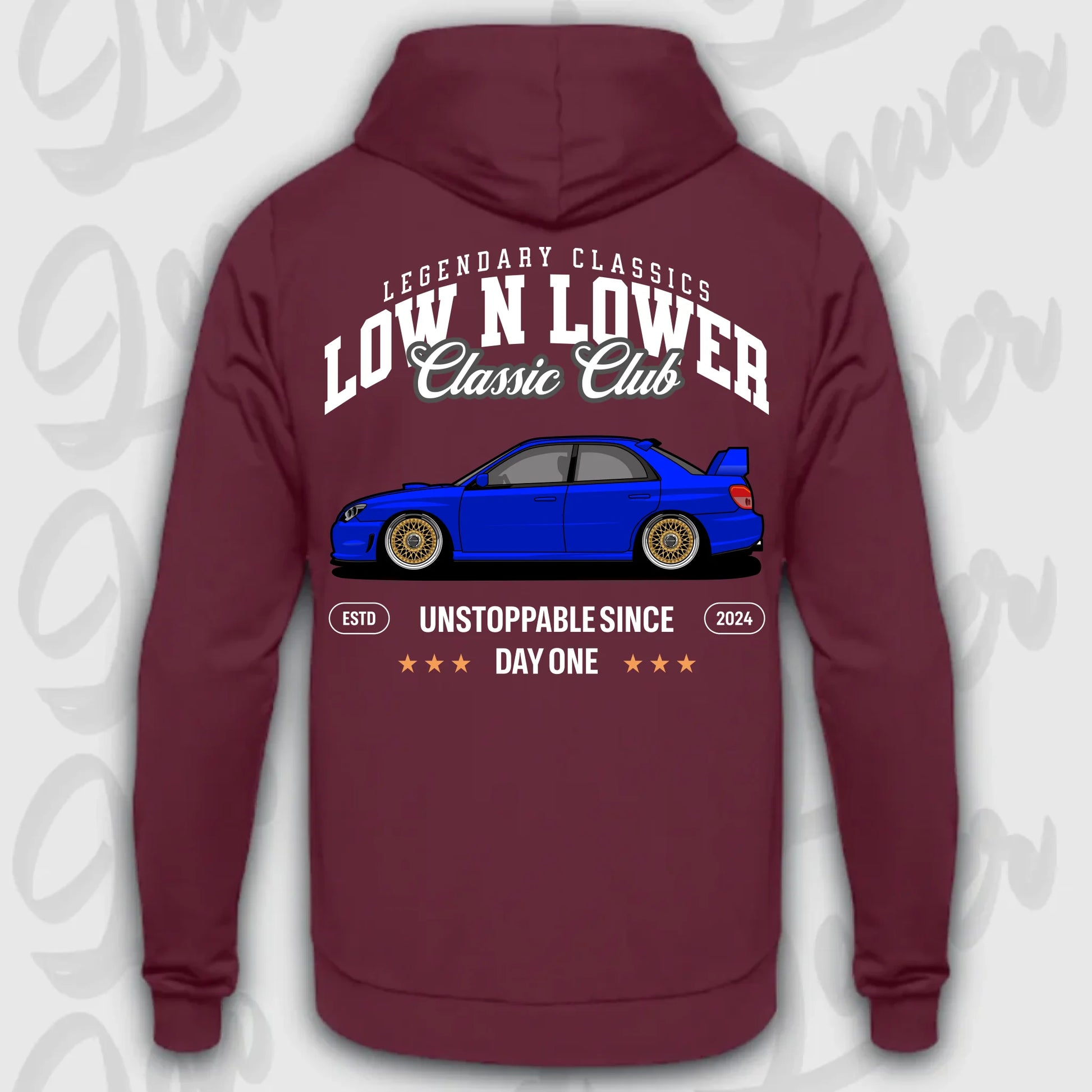 Mockup Stand hoodie teeinblue - Shirt 4