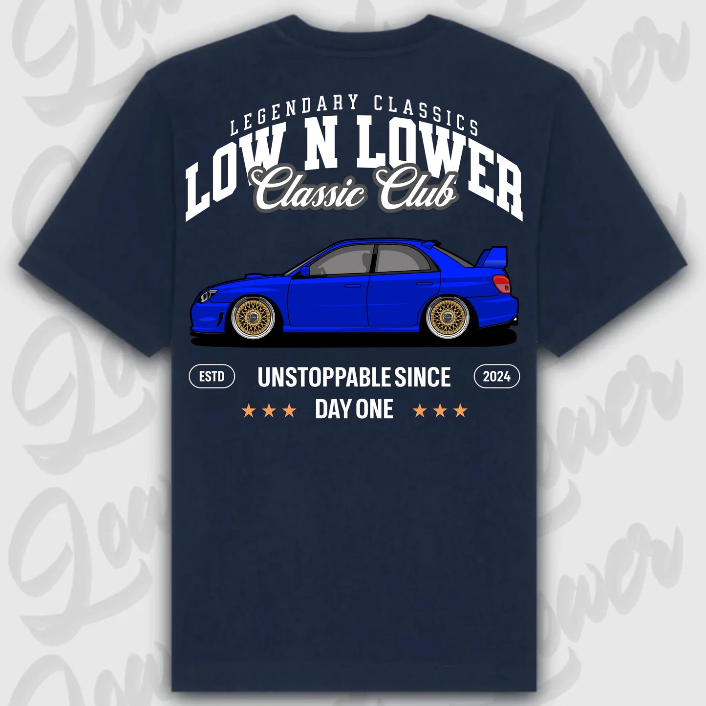 Mockup Stand shirt teeinblue - shirt 5