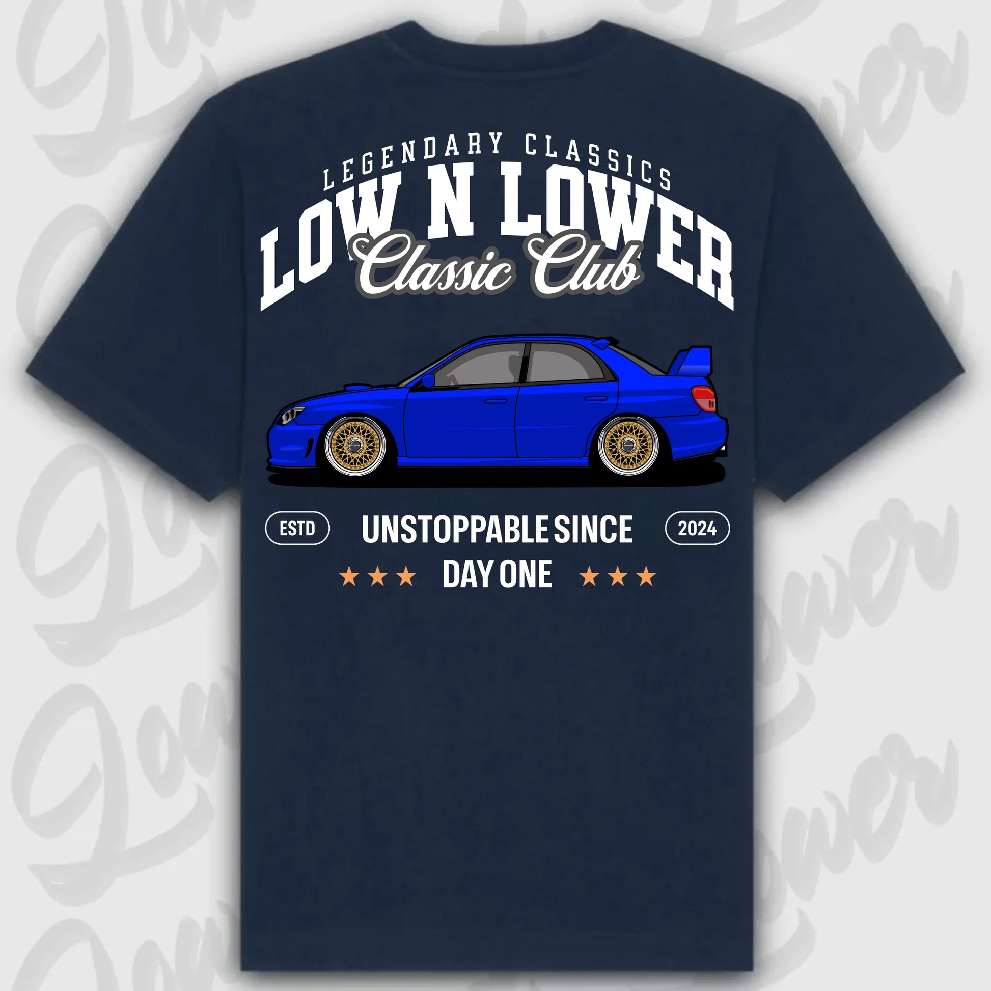 Mockup Stand shirt teeinblue - shirt 5