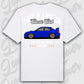 T-Shirt WRX 2. Gen - personalisiert Oversized T-Shirt ( Back Print ) White