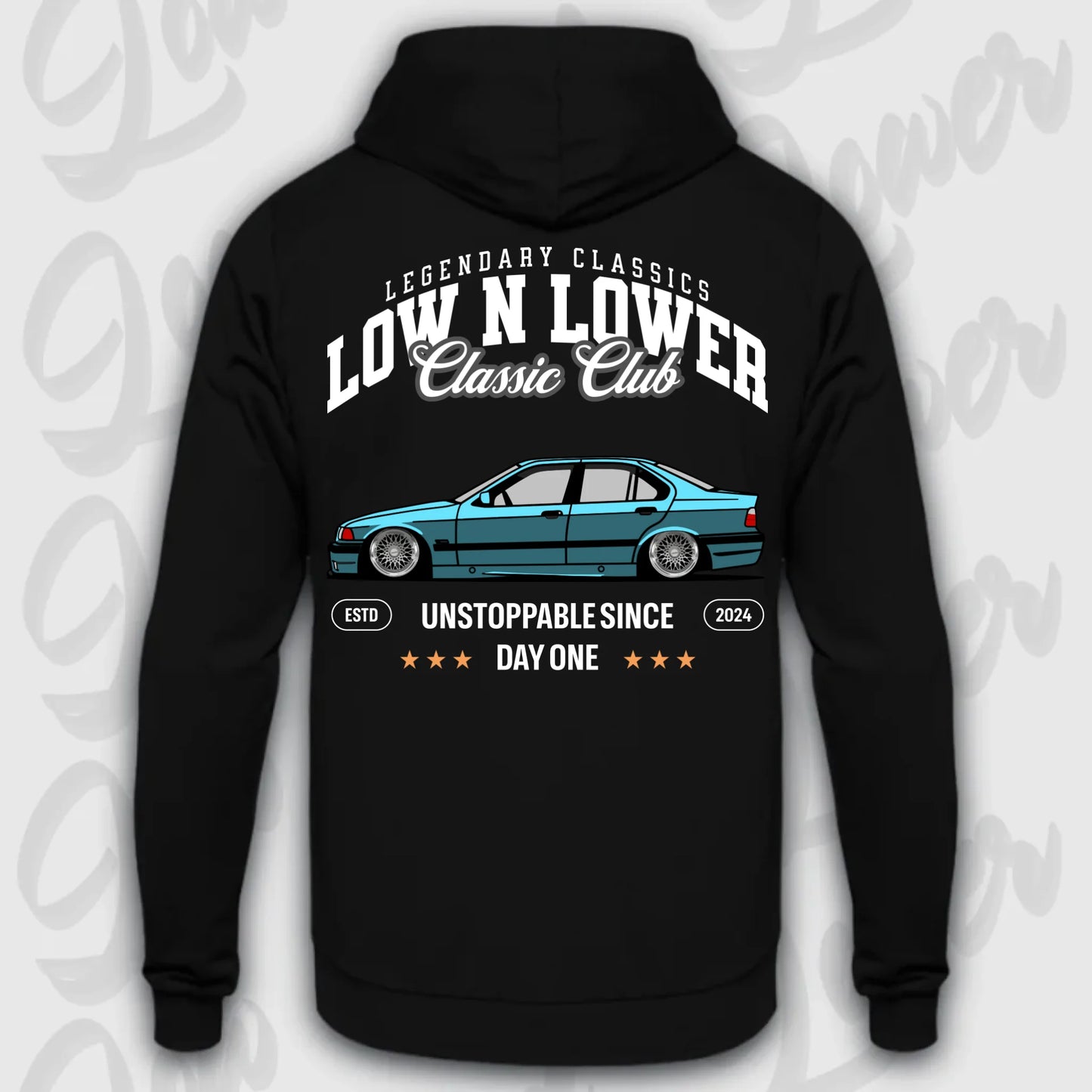 Hoodie E 36 - personalisierbar Standard Hoodie Deep-Black