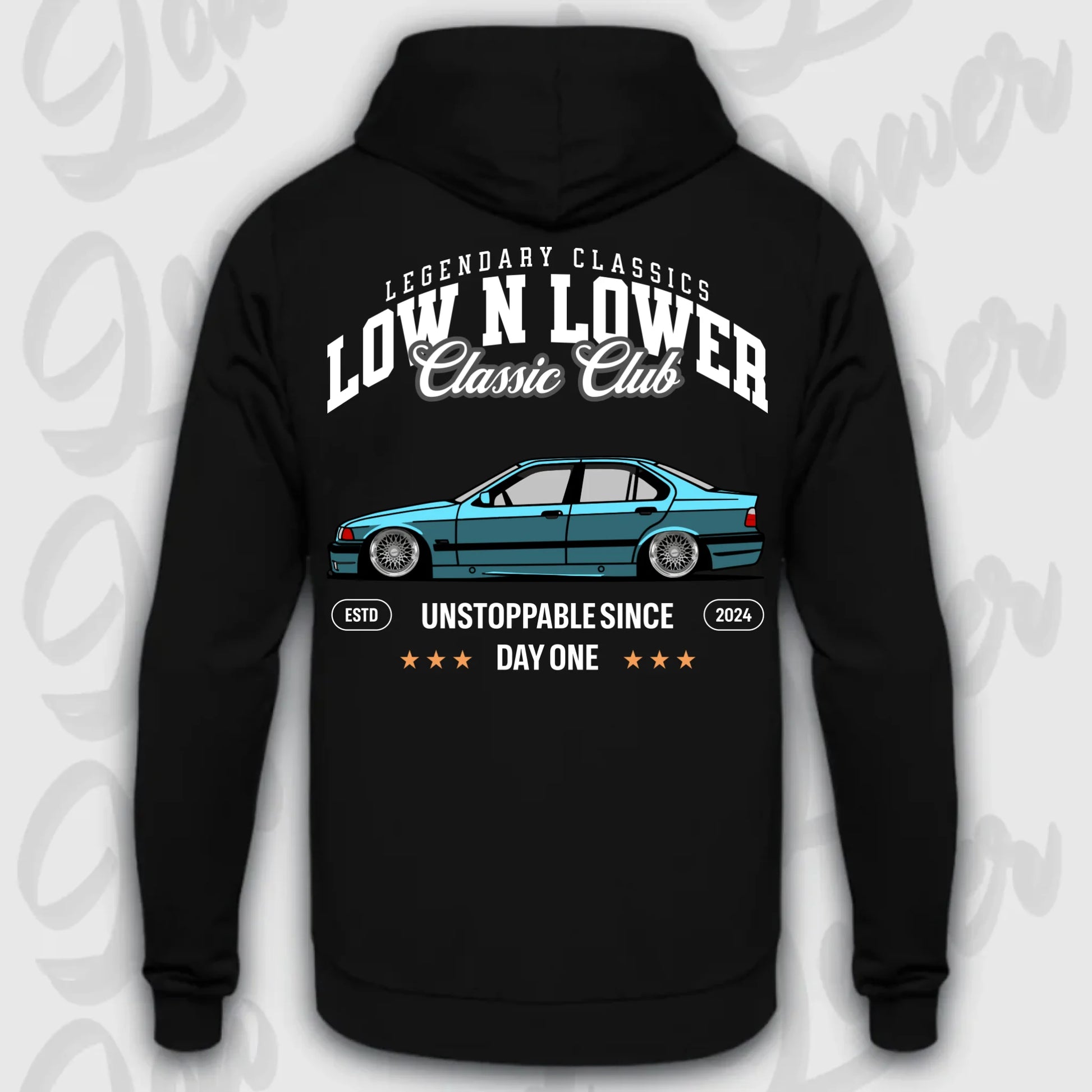 Hoodie E 36 - personalisierbar Standard Hoodie Deep-Black
