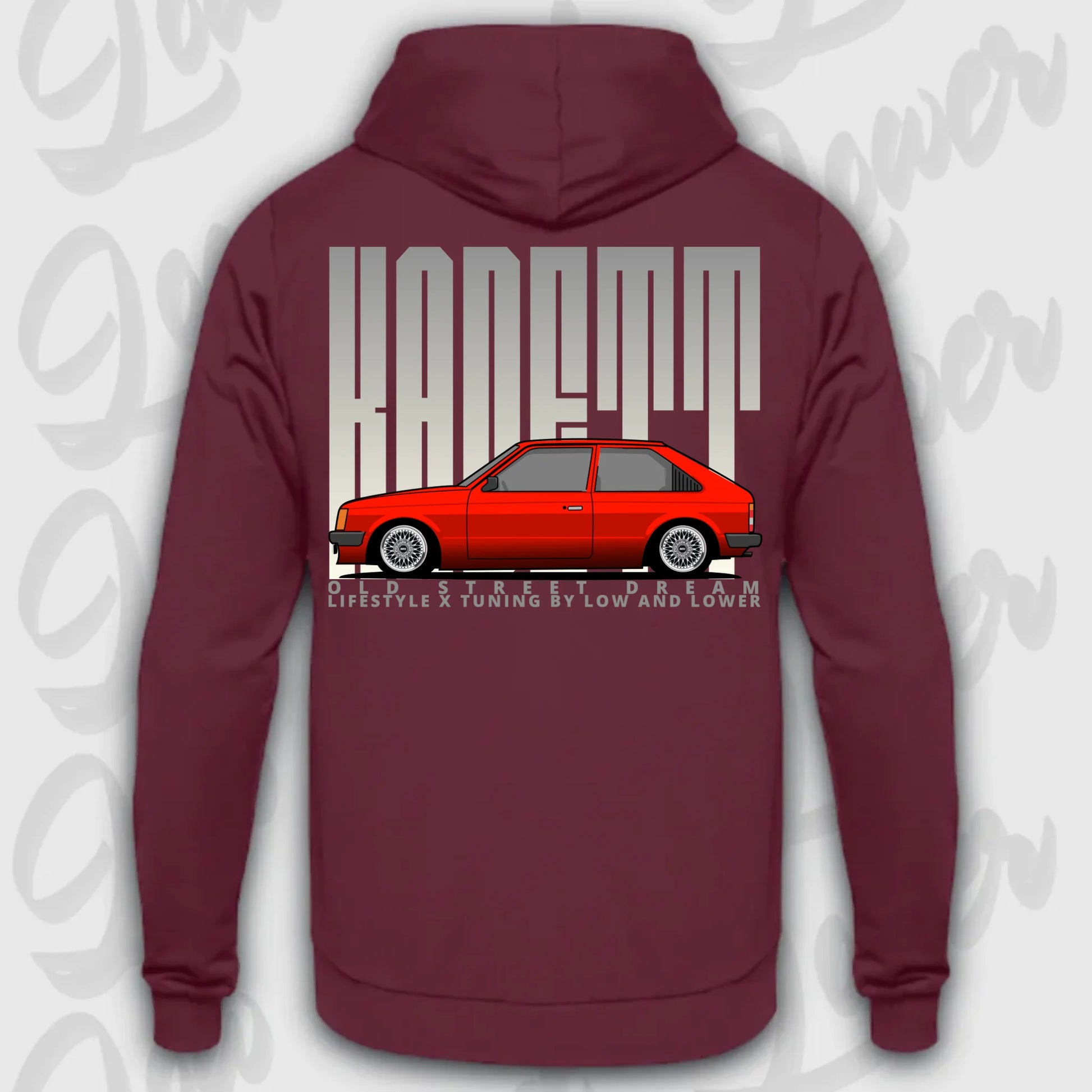 Mockup Stand hoodie teeinblue - Shirt 4