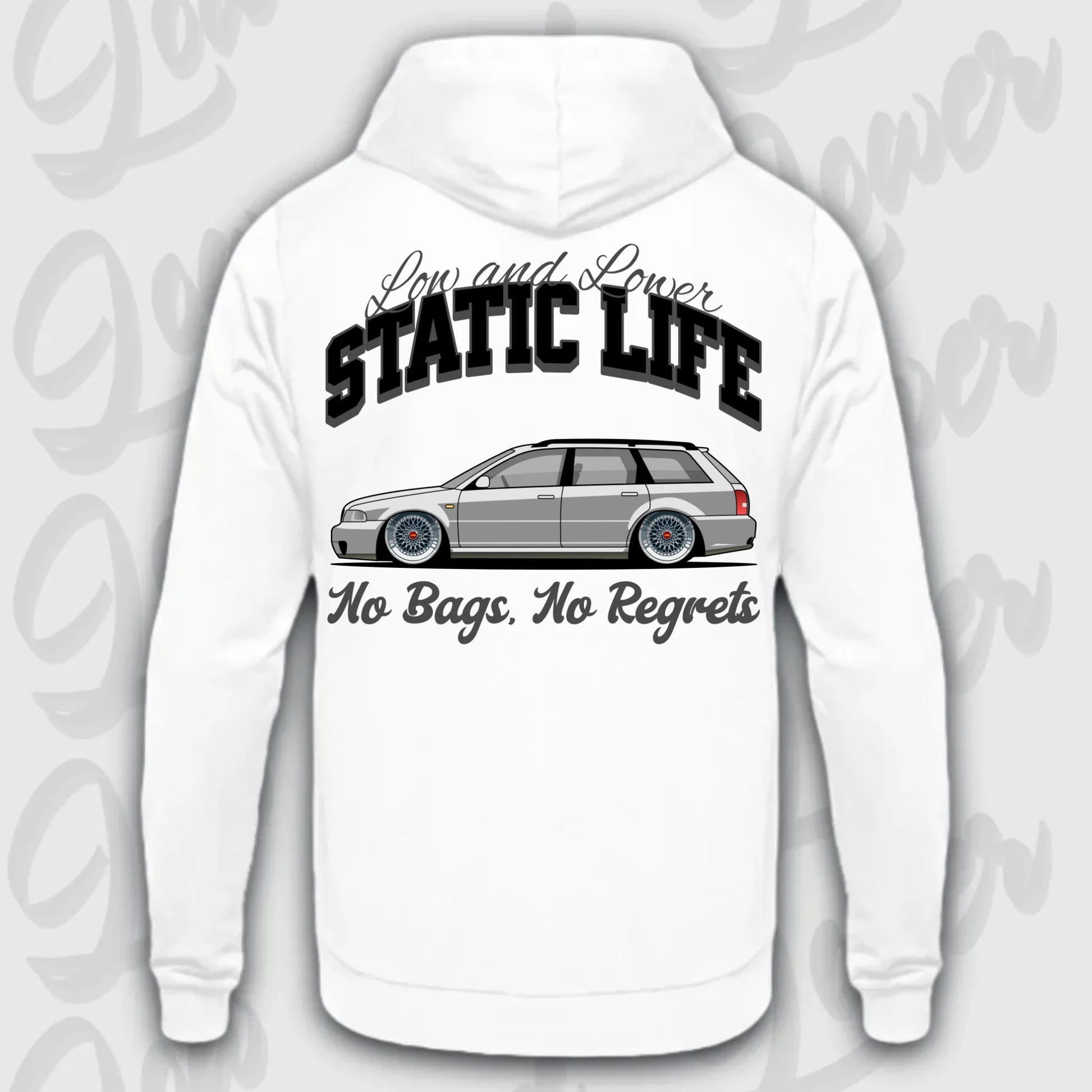 Hoodie B5 - personalisierbar Standard Hoodie Arctic-White