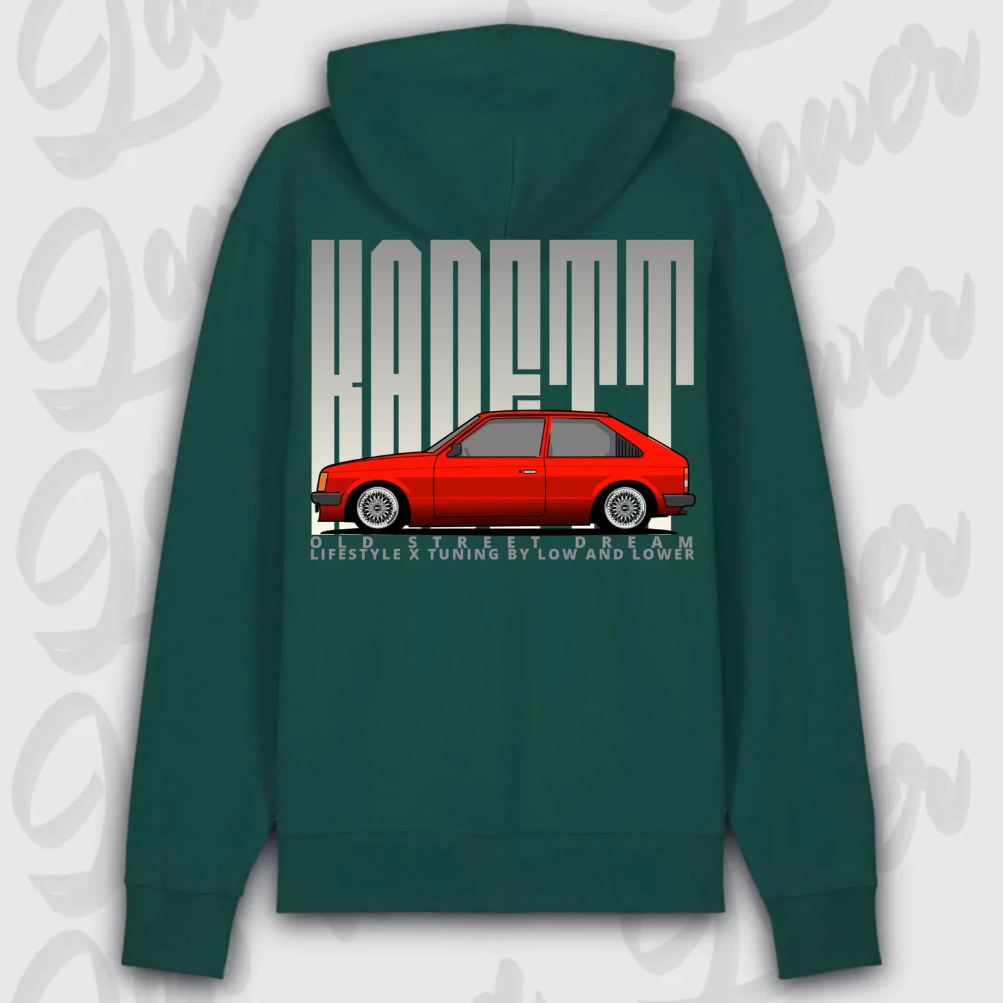 Hoodie Kadett D - personalisierbar Premium Hoodie Glazed-Green