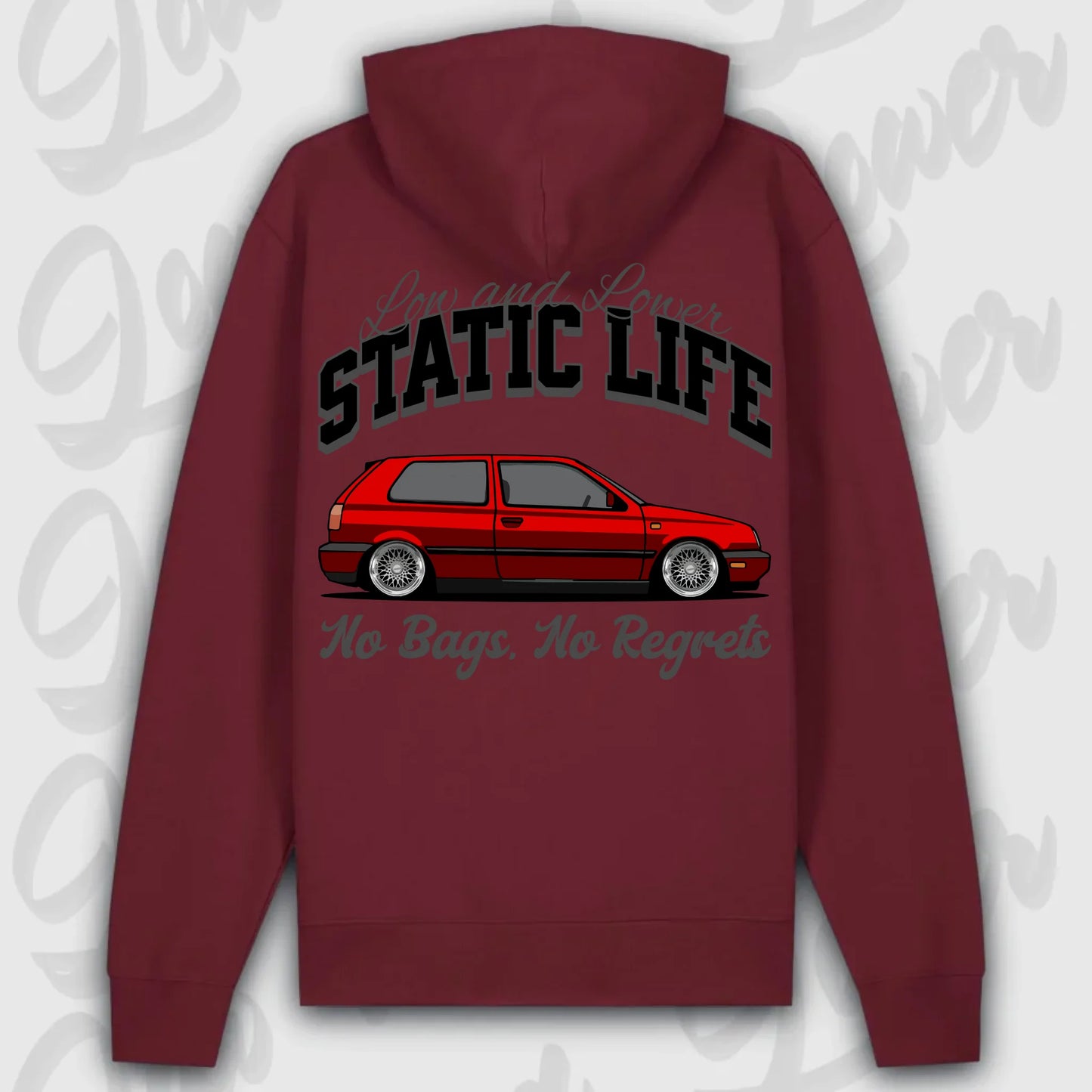 Hoodie MK3/ MK3 Variant - personalisierbar Premium Hoodie Burgundy