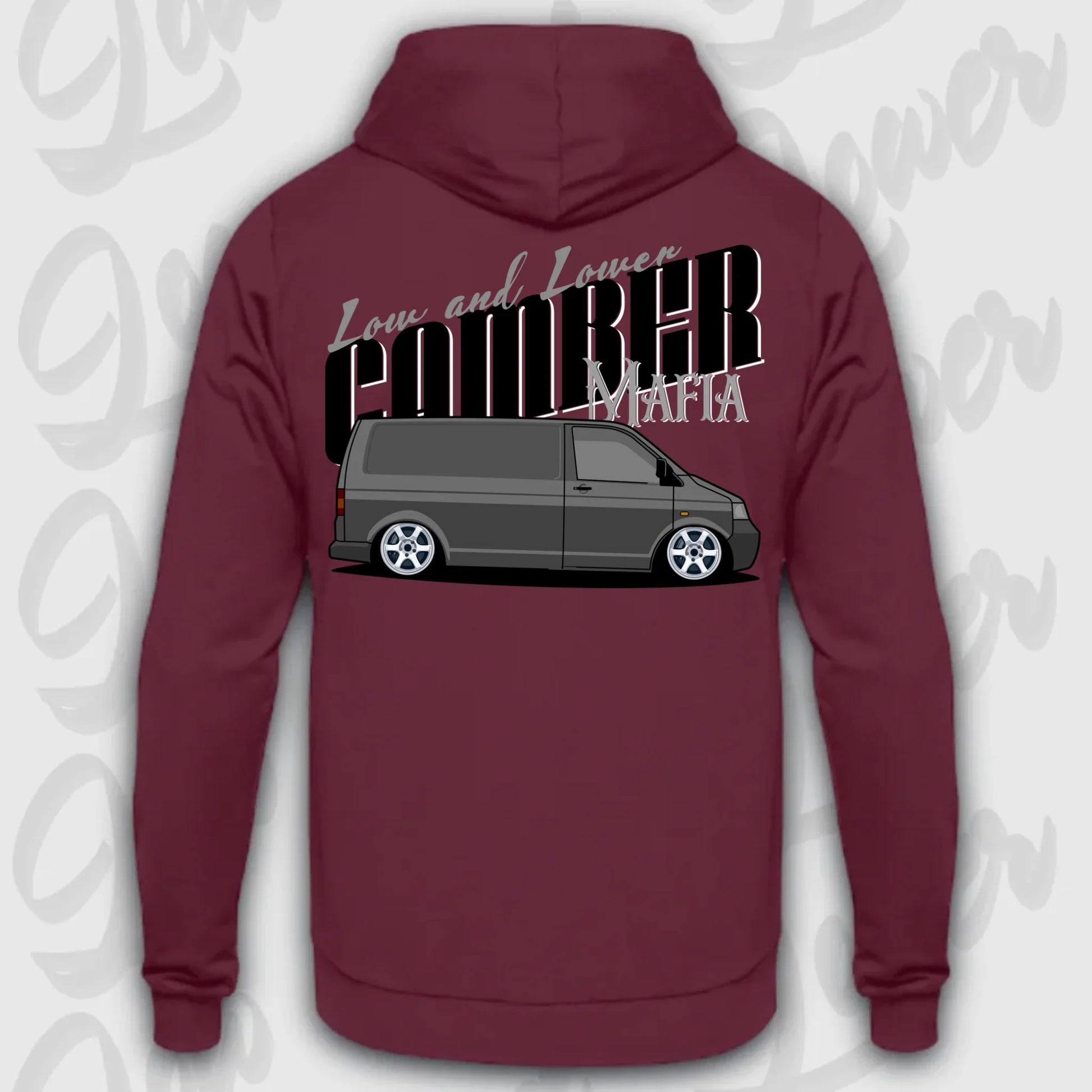 Hoodie Transporter - personalisierbar Standard Hoodie Burgundy