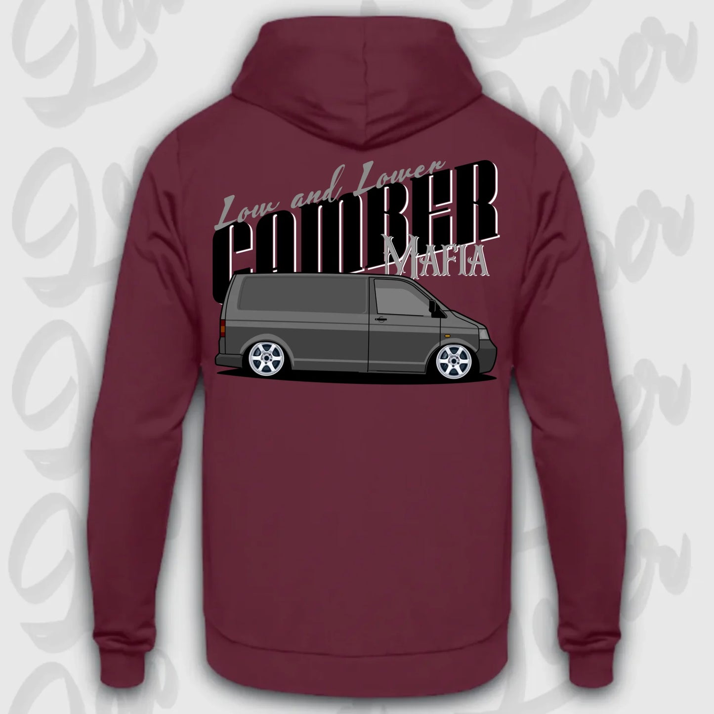 Mockup Stand hoodie teeinblue - Shirt 4