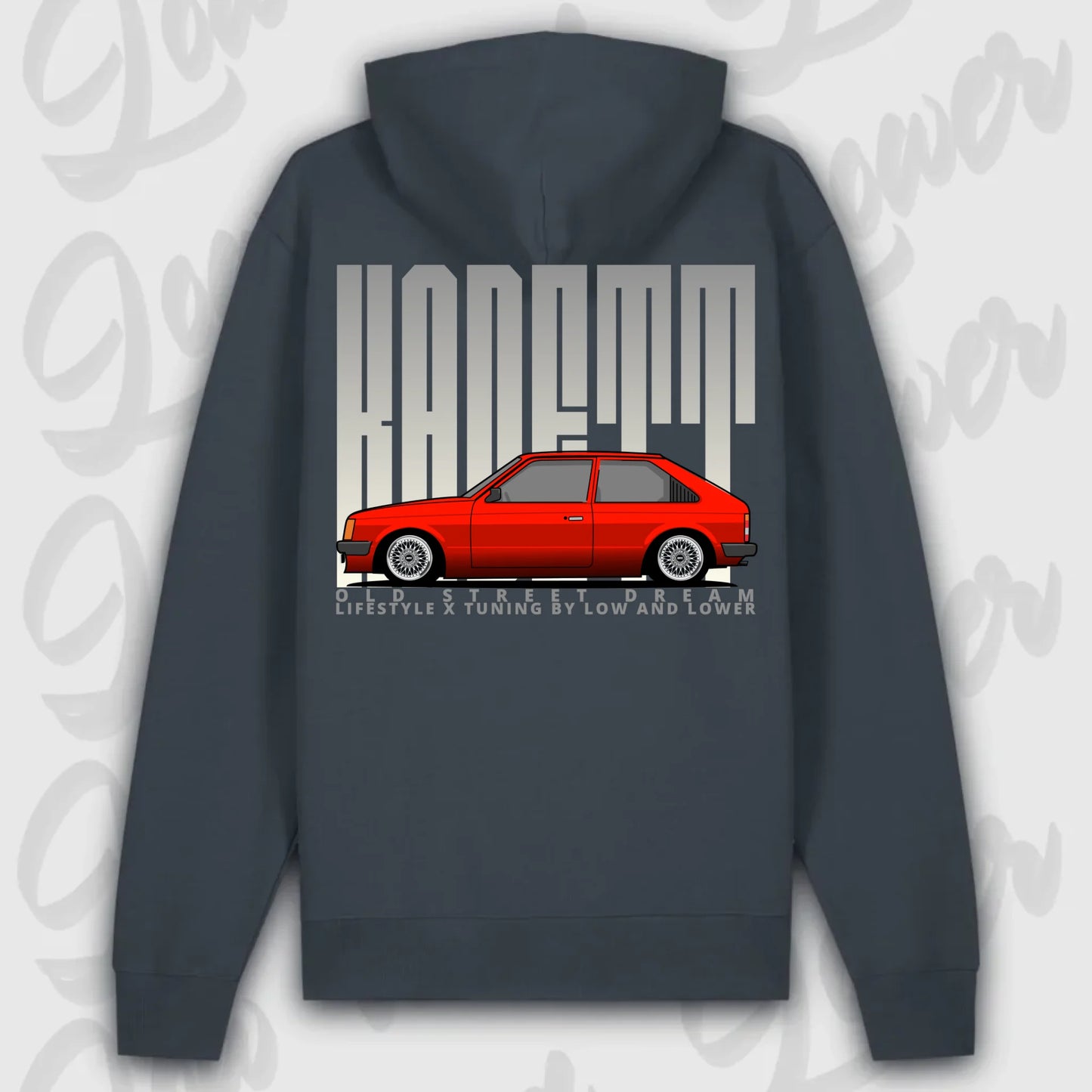 Mockup Premium Hoodie teeinblue - shirt Over 1