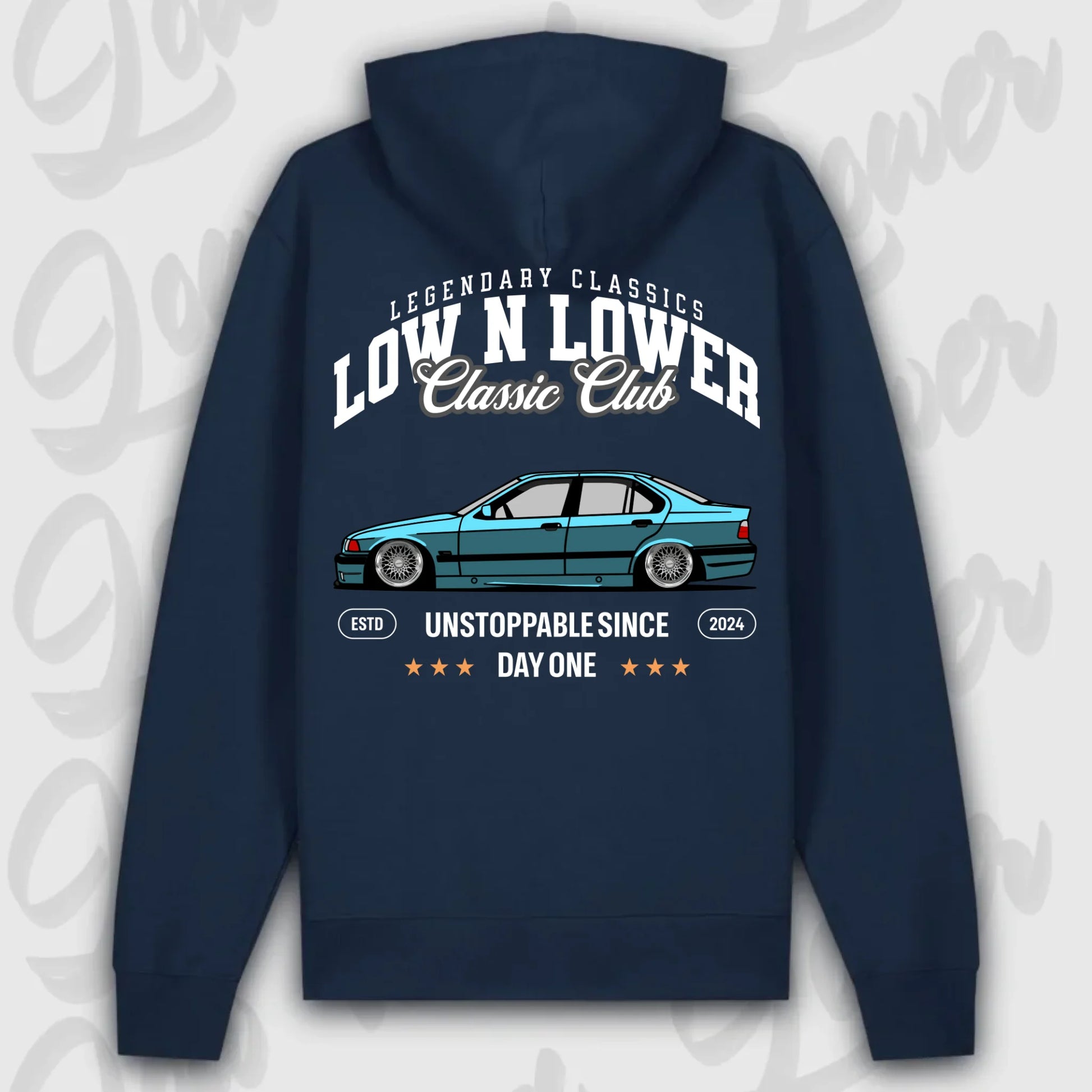 Hoodie E 36 - personalisierbar Premium Hoodie French-Navy