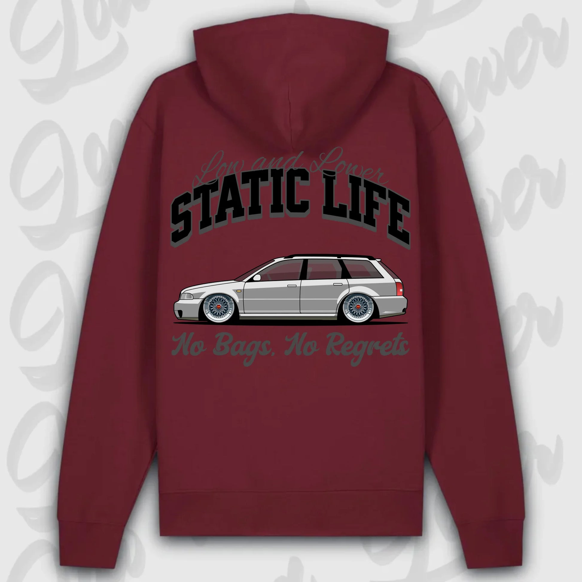Hoodie B5 - personalisierbar Premium Hoodie Burgundy