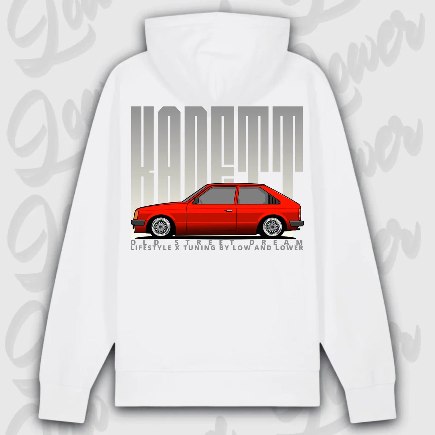 Hoodie Kadett D - personalisierbar Premium Hoodie White