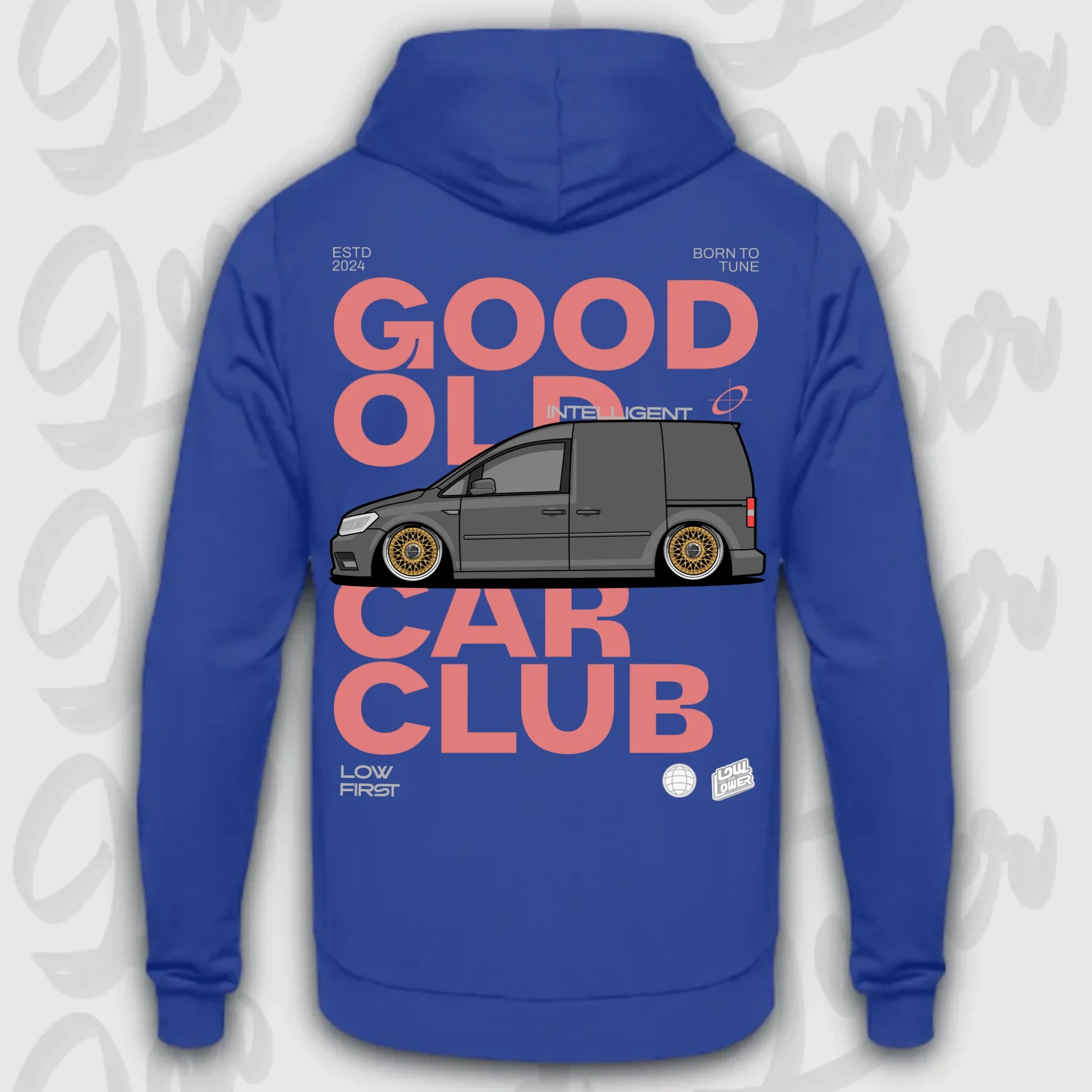 Hoodie Caddy - personalisierbar Standard Hoodie Royal-Blue