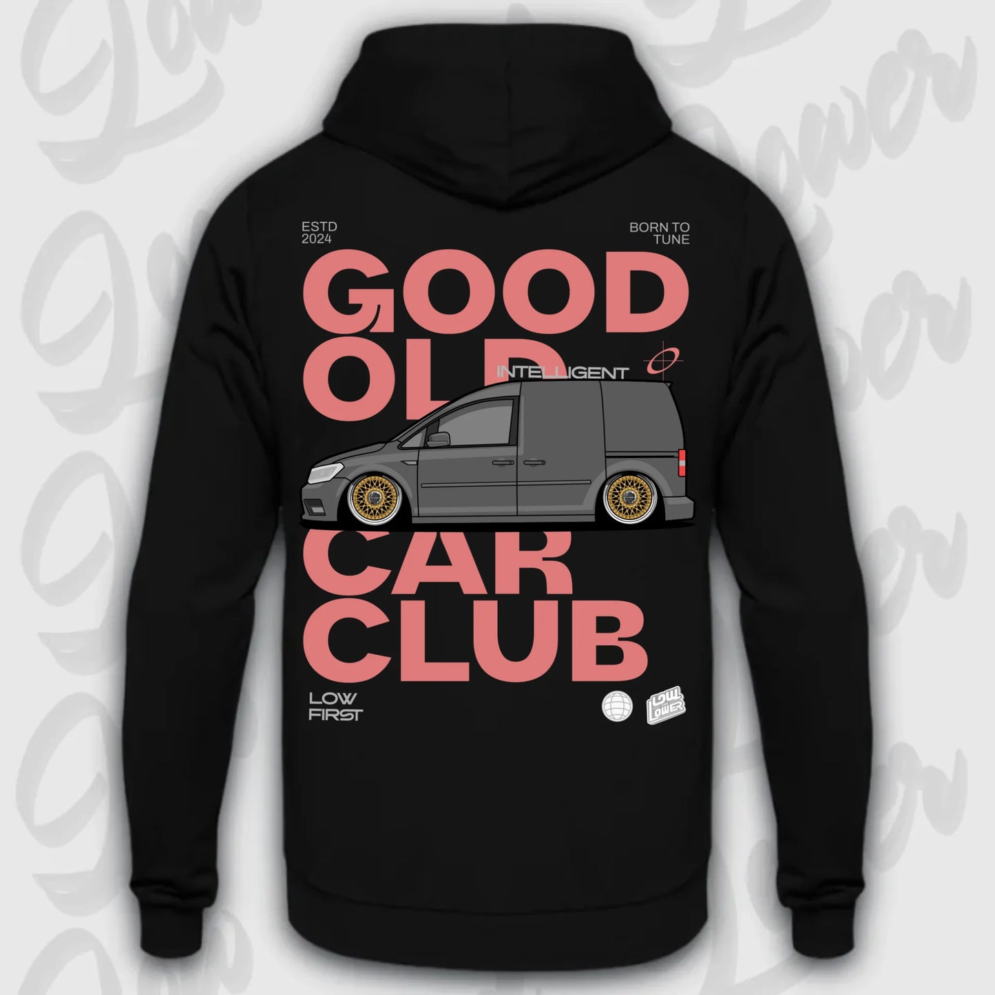 Hoodie Caddy - personalisierbar Standard Hoodie Deep-Black