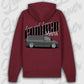 Hoodie Transporter - personalisierbar Premium Hoodie Burgundy