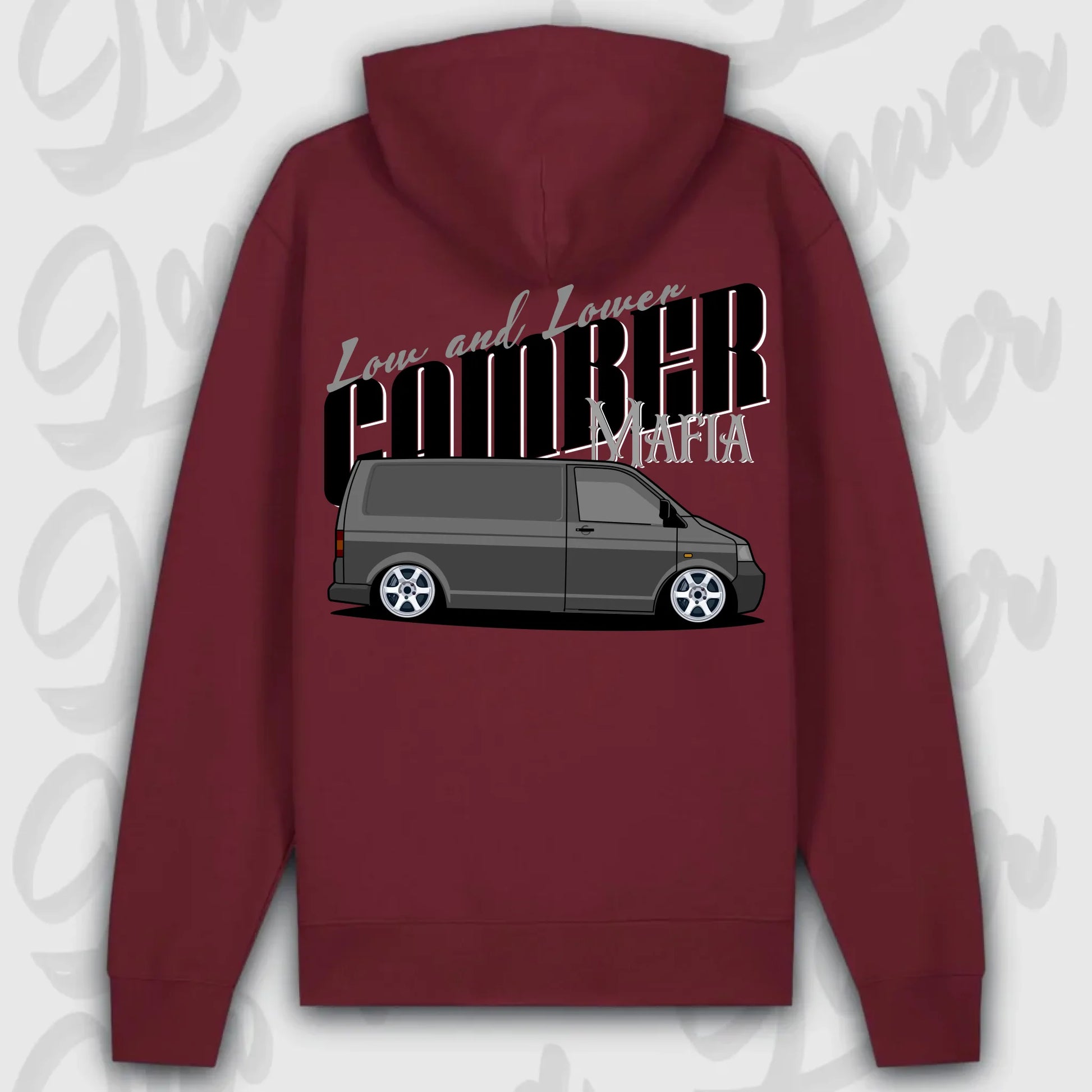 Hoodie Transporter - personalisierbar Premium Hoodie Burgundy