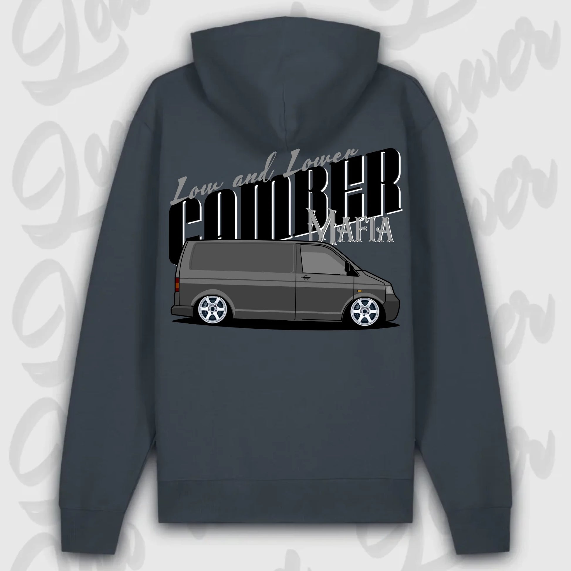 Hoodie Transporter - personalisierbar Premium Hoodie India-Ink-Grey