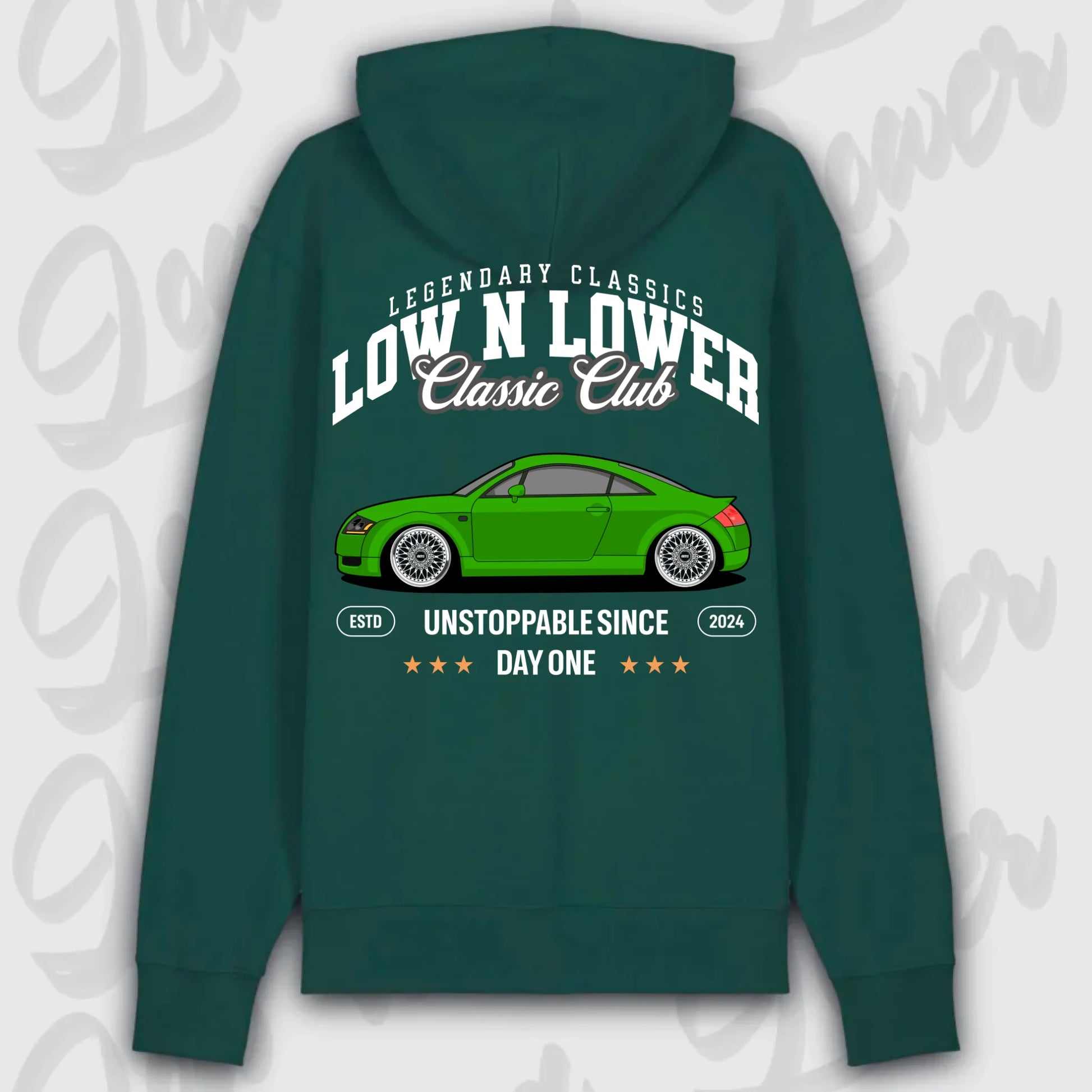 Hoodie TT - personalisierbar Premium Hoodie Glazed-Green