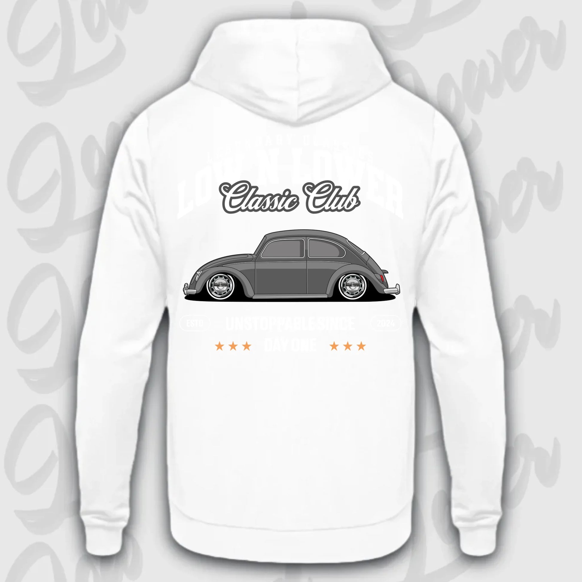 Hoodie Käfer - personalisierbar Standard Hoodie Arctic-White