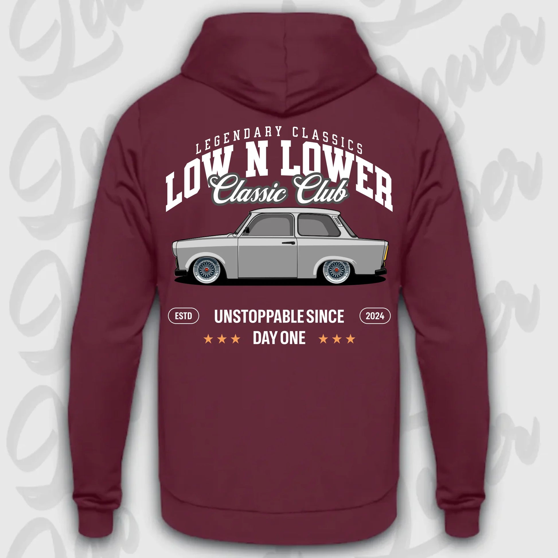 Hoodie Trabant - personalisierbar Standard Hoodie Burgundy