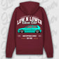 Hoodie MK 4 - personalisierbar Premium Hoodie Burgundy