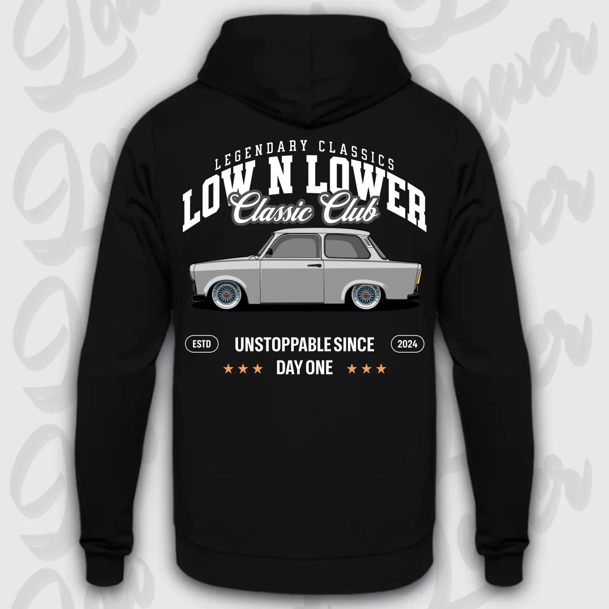 Hoodie Trabant - personalisierbar Standard Hoodie Deep-Black