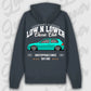 Hoodie MK 4 - personalisierbar Premium Hoodie India-Ink-Grey