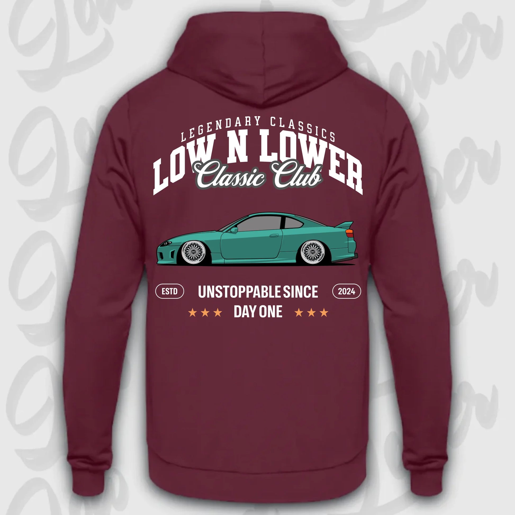 Hoodie Silvia S15 - personalisierbar Standard Hoodie Burgundy