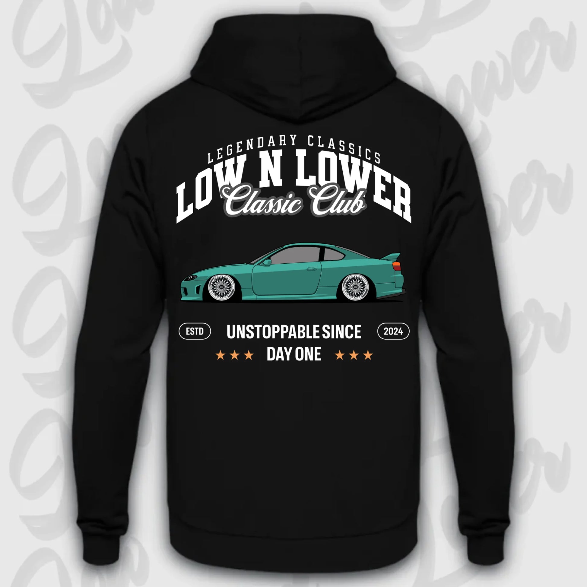 Hoodie Silvia S15 - personalisierbar Standard Hoodie Deep-Black