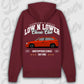 Hoodie Astra F - personalisierbar Premium Hoodie Burgundy