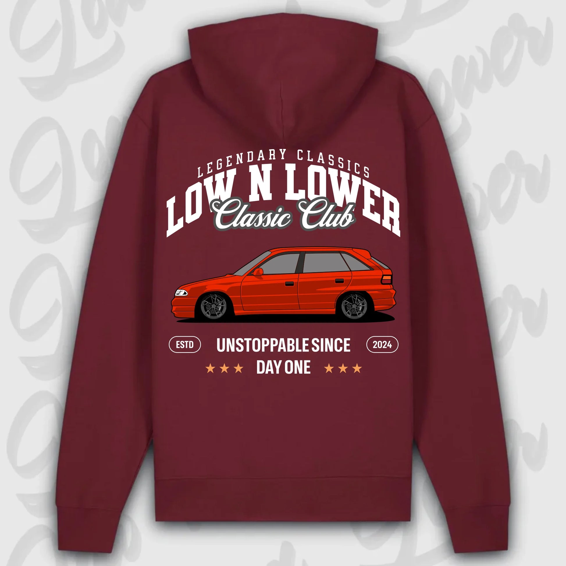 Hoodie Astra F - personalisierbar Premium Hoodie Burgundy