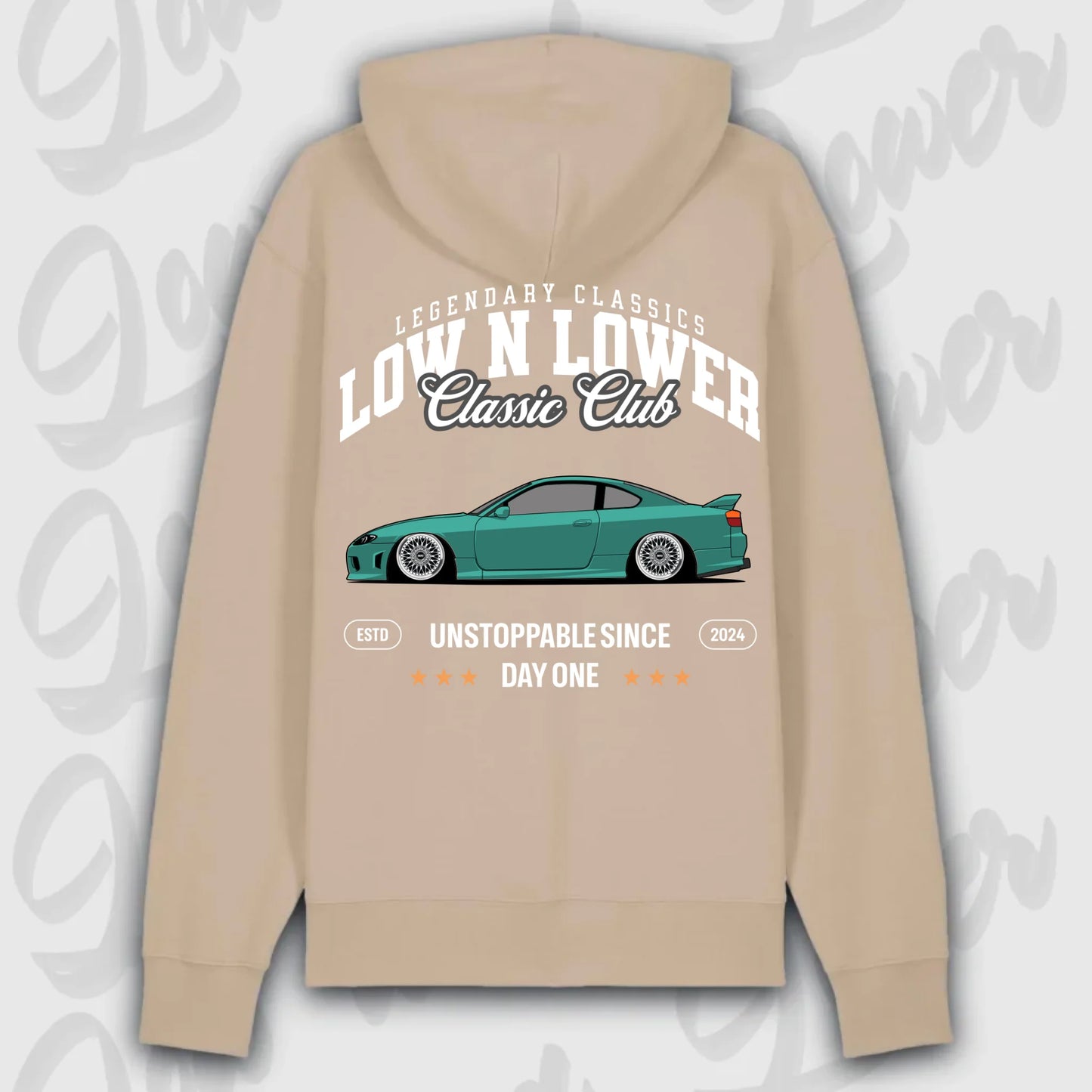 Hoodie Silvia S15 - personalisierbar Premium Hoodie Desert-Dust