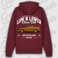 Hoodie Supra Mk4 - personalisierbar Premium Hoodie Burgundy