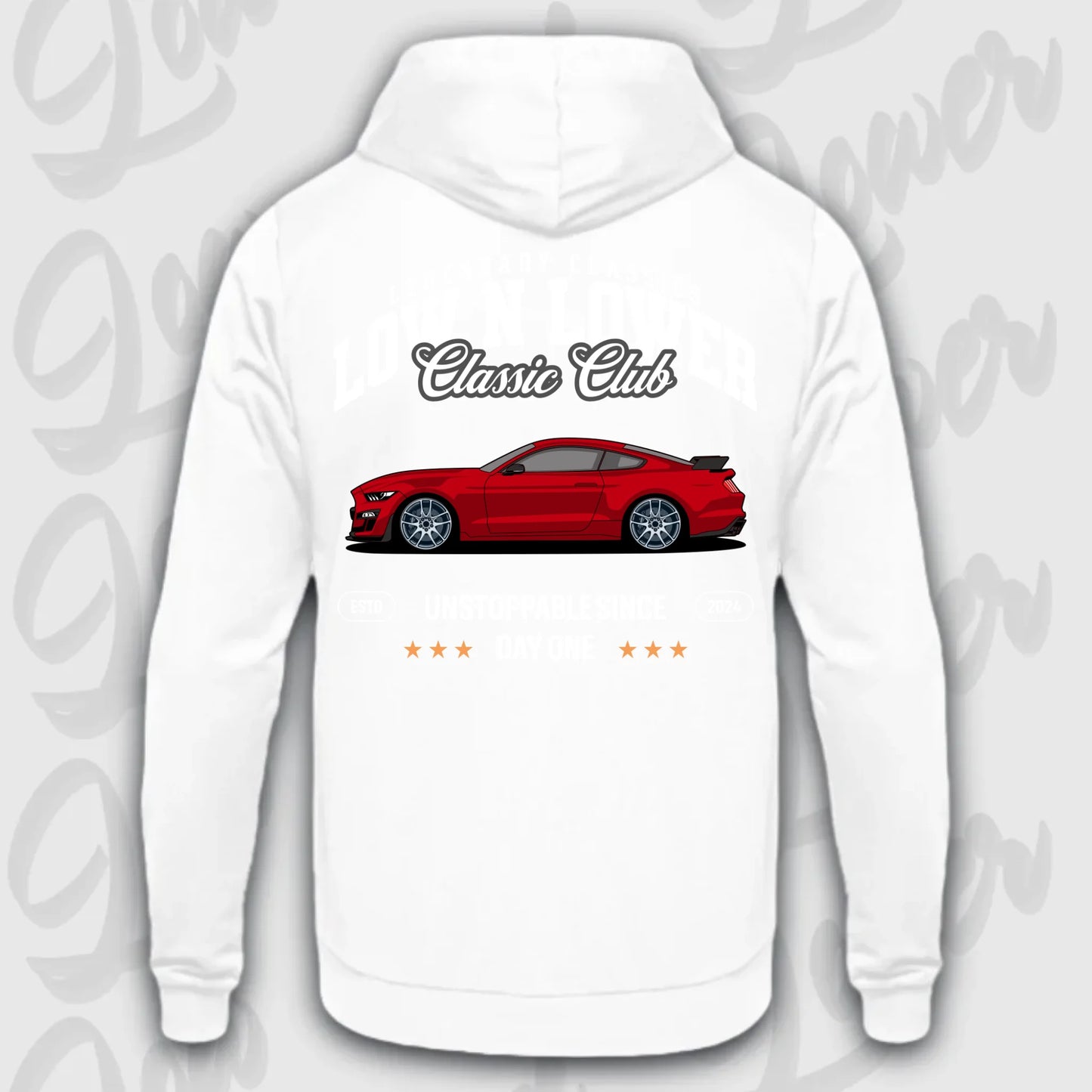 Hoodie Mustang 2020 - personalisierbar Standard Hoodie Arctic-White