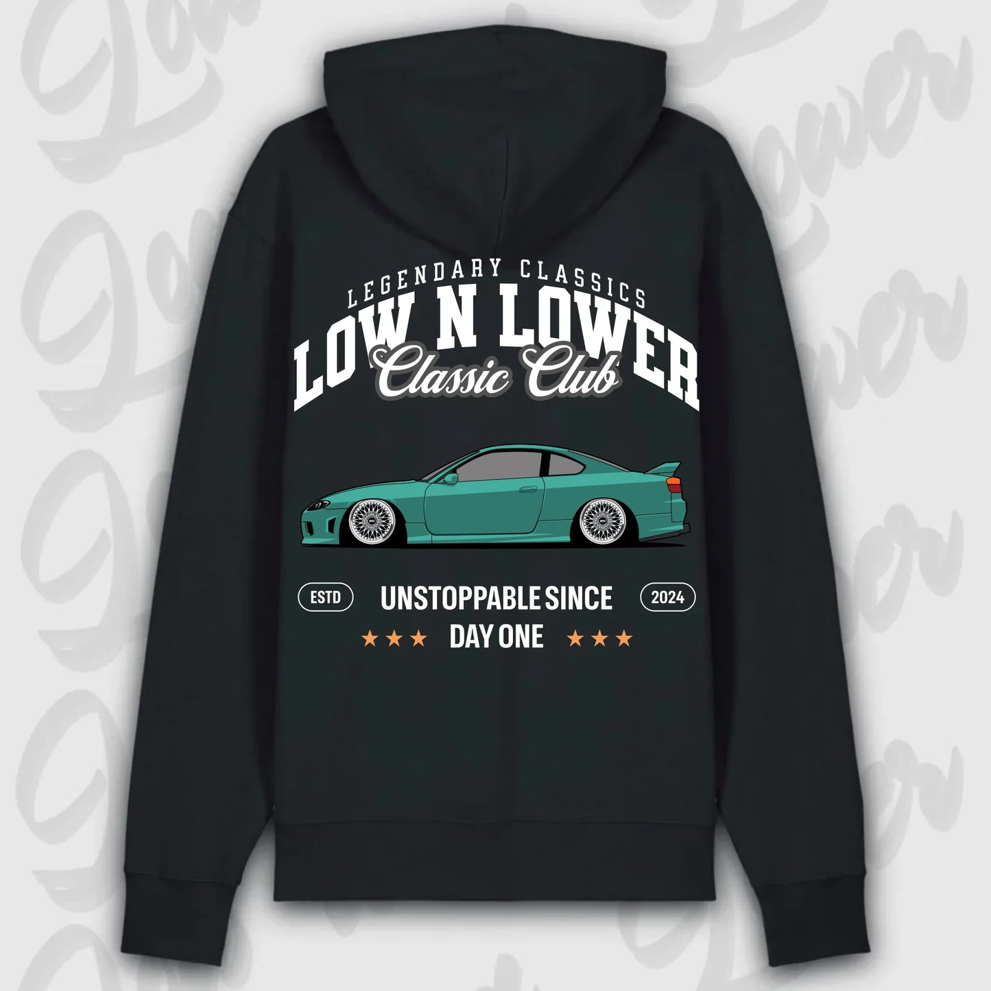 Hoodie Silvia S15 - personalisierbar Premium Hoodie Black