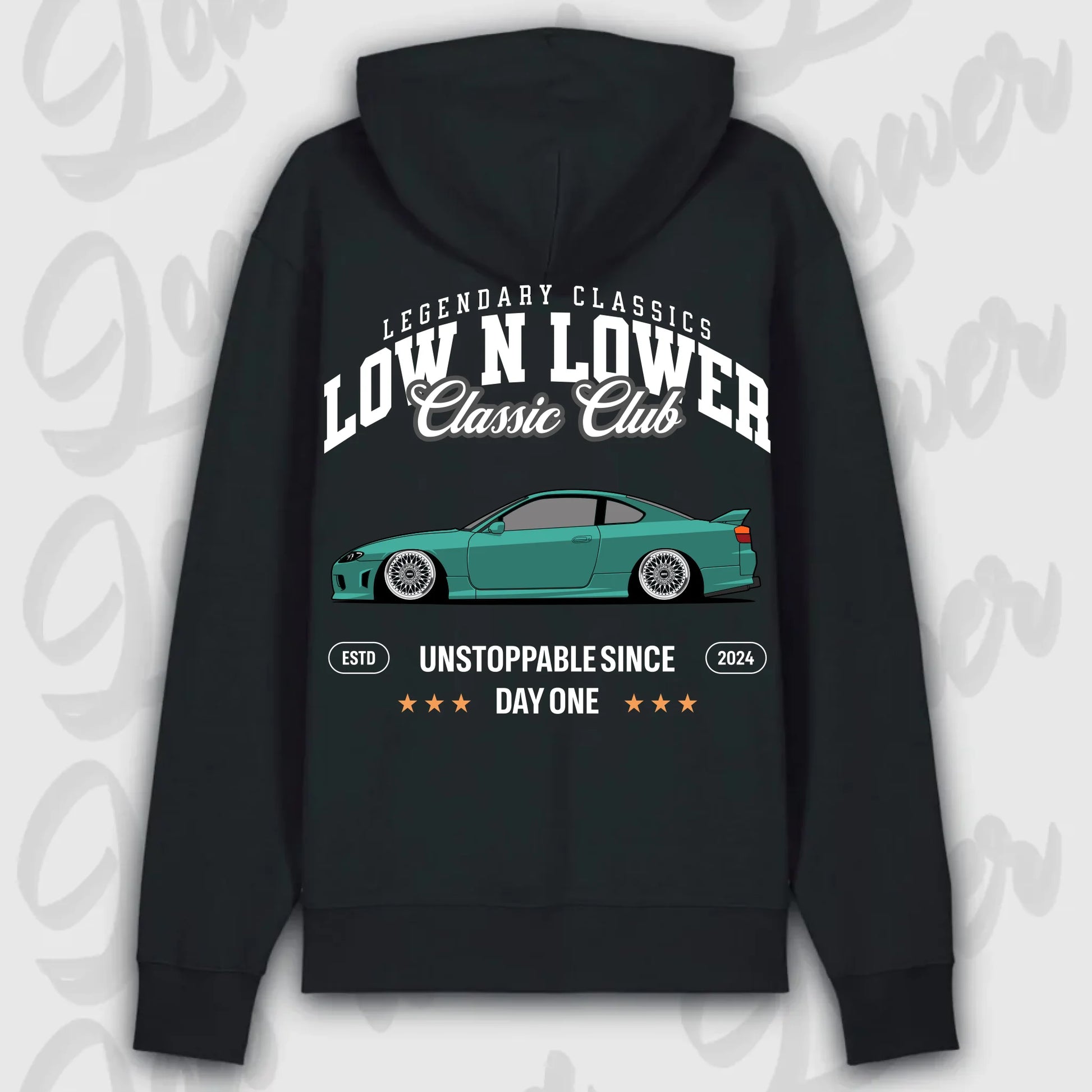 Hoodie Silvia S15 - personalisierbar Premium Hoodie Black